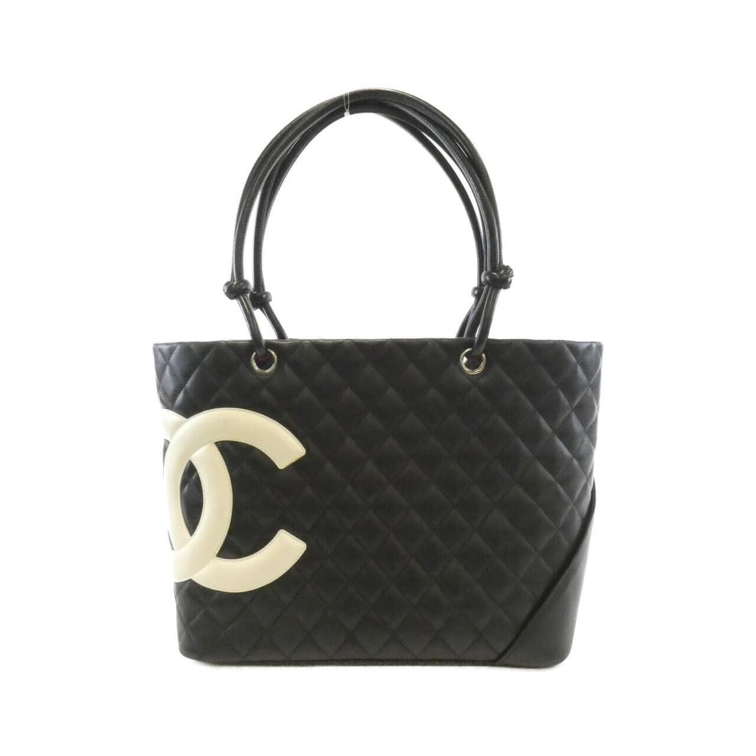 Chanel Cambon Line 25169 Handbag: --- Catalog ---Category: SizeSize (HxWxD): 24cm x 30cm x 14cm / 9.44'' x 11.81'' x 5.51''Category: DesignType: HandbagColor: BlackGender: WomenMaterial: Leather Leather/Fur Type: CalfskinCategory: