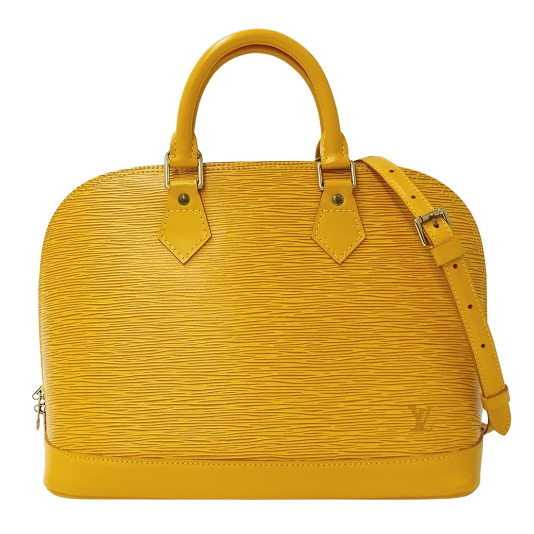 Louis Vuitton LOUIS VUITTON Handbag Epi Leather Women's Brand Shoulder Bag 2-way Alma Tassili Yellow (1 of 13)