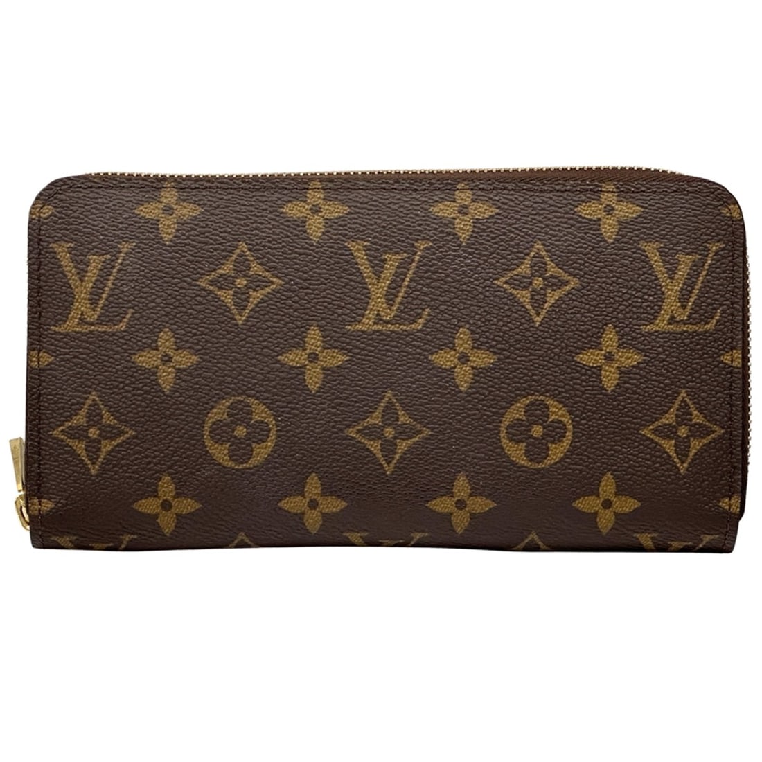 Louis Vuitton LOUIS VUITTON Monogram Wallet for Women and Men, Brand Long Wallet, Zippy Brown, (1 of 20)