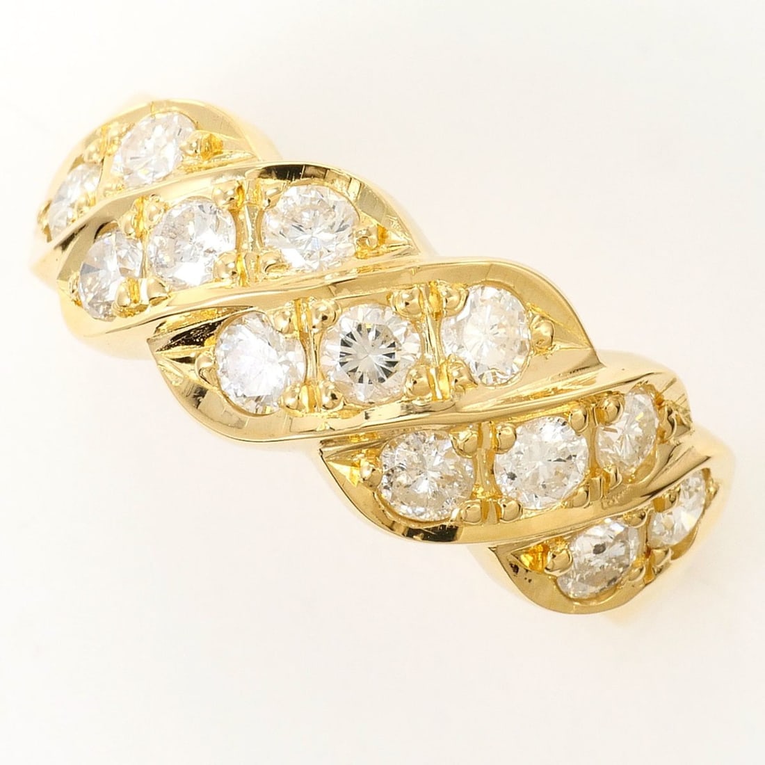 18K (18-karat) Yellow Gold Ring with 1 Diamond (1.00ct), Certificate of Authenticity, Total Weight (1 of 15)
