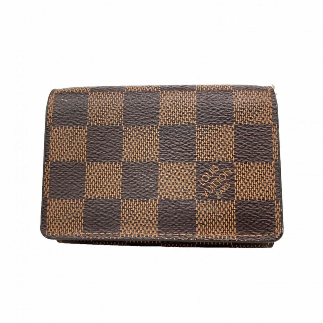 Louis Vuitton Business Card Holder/Card Case, Damier Enveloppe Carte de Visite N62920, Ebene,: --- Catalog ---Category: DesignType: Card caseColor: EbeneGender: Men,WomenCategory: GeneralMPN: N62920Brand: Louis VuittonCategory: Physical PropertiesSize (HxWxD): 8cm x 10cm x 2cm / 3.14'' x 3.93''