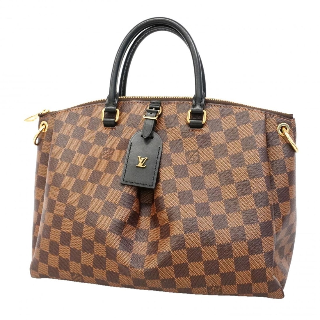 Louis Vuitton Damier Odeon Tote MM Handbag N45283 Ebene Women's (1 of 9)