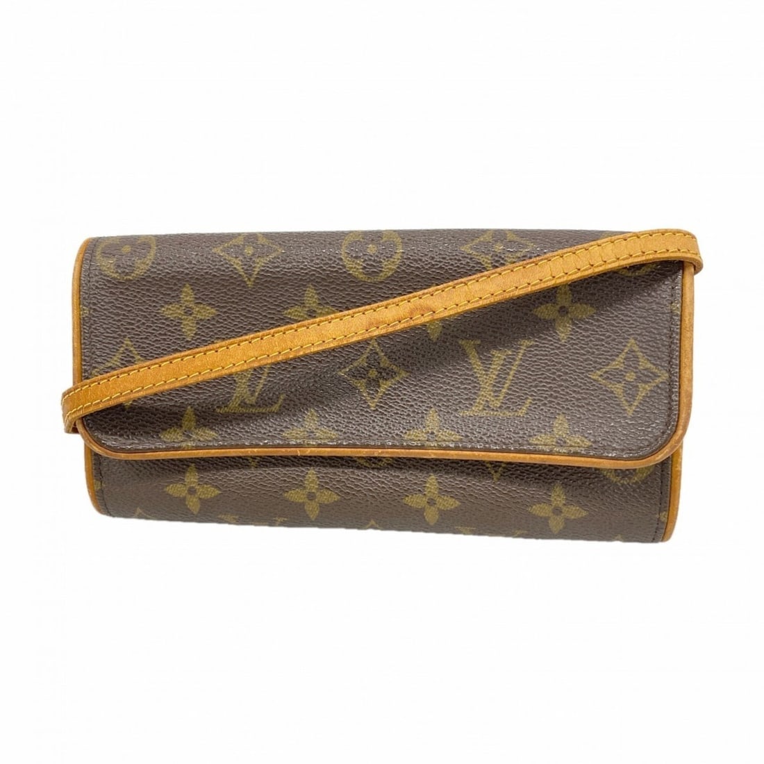 Louis Vuitton Monogram Pochette Twin PM Shoulder Bag M51854 Brown Women's: --- Catalog ---Category: SizeSize (HxWxD): 9.5cm x 19cm x 3cm / 3.74'' x 7.48'' x 1.18''Category: DesignType: Shoulder bagColor: BrownGender: WomenCategory: GeneralMPN: M51854Brand: Louis Vuitton--- I
