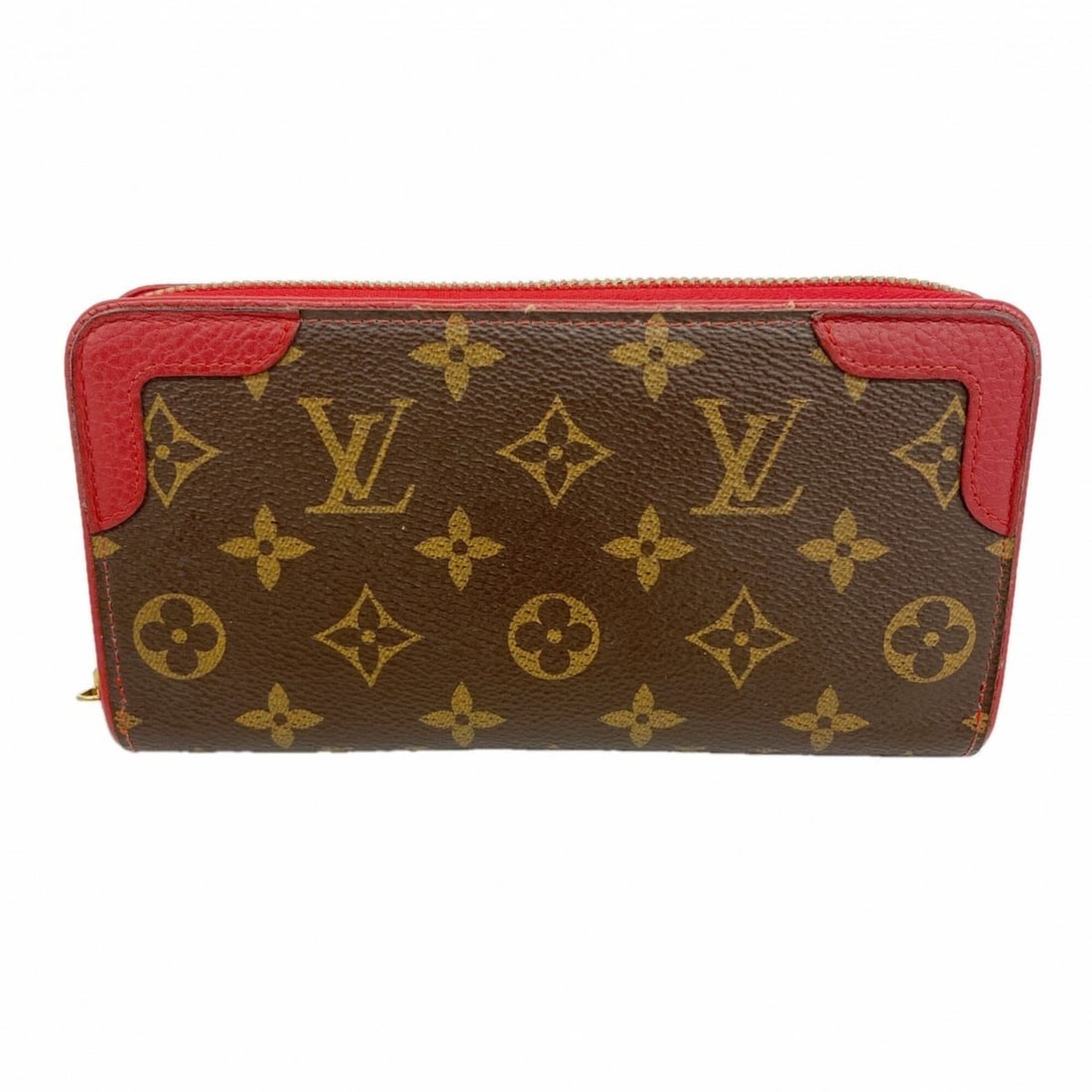 Louis Vuitton Monogram Zippy Wallet Retiro M61854 Cerise Women's Long: --- Catalog ---Category: SizeSize (HxWxD): 10.5cm x 19.5cm x 2.5cm / 4.13'' x 7.67'' x 0.98''Category: DesignType: Long wallet (bi-fold)Color: CeriseGender: WomenCategory: GeneralMPN: M61854Brand: Lou