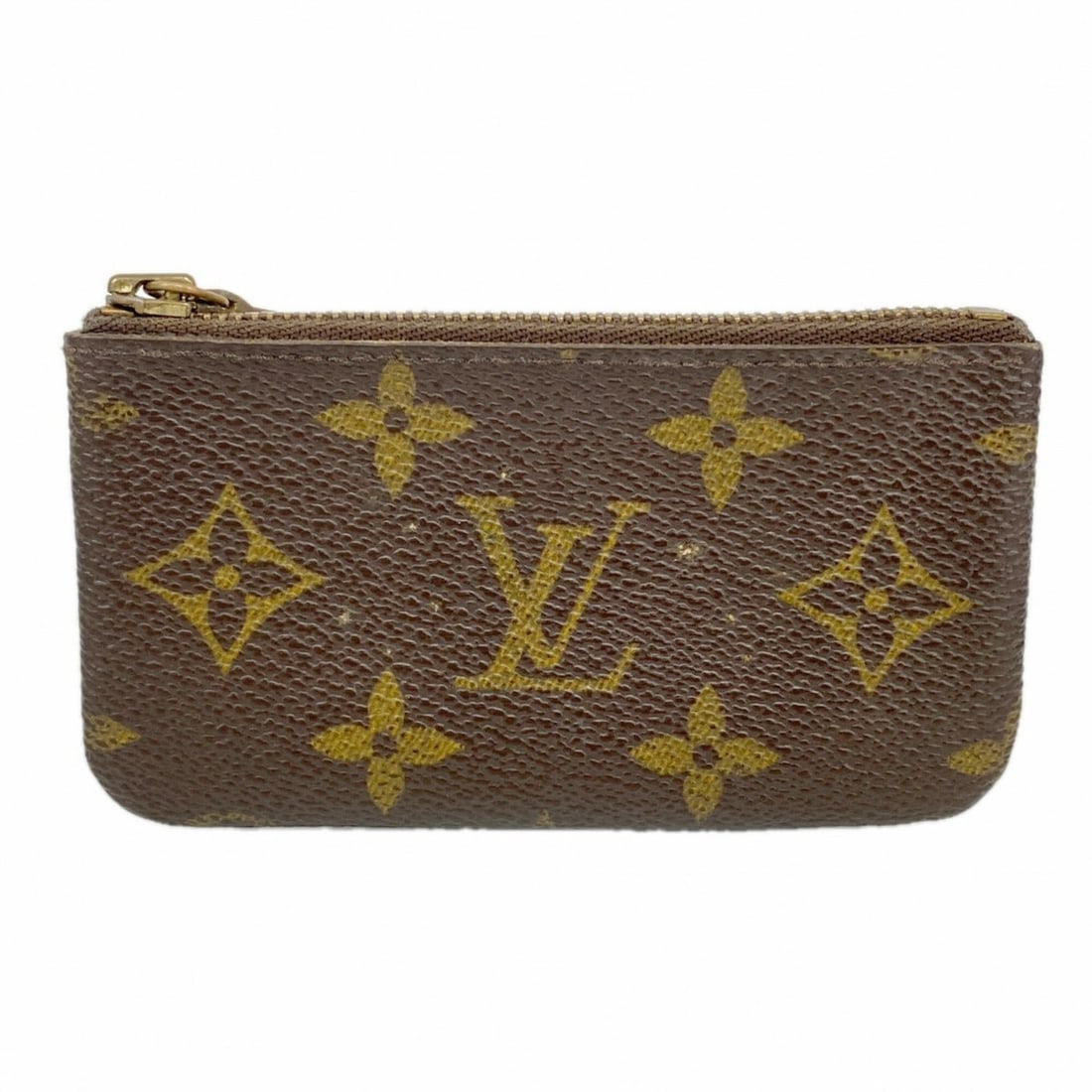 Louis Vuitton Monogram Pochette Clé M62650 Brown Wallet/Coin Case for Men and Women: --- Catalog ---Category: SizeSize (HxWxD): 6.5cm x 11.5cm x 1cm / 2.55'' x 4.52'' x 0.39''Category: DesignType: Coin purse/coin caseColor: BrownGender: Men,WomenCategory: GeneralMPN: M62650Brand: Loui