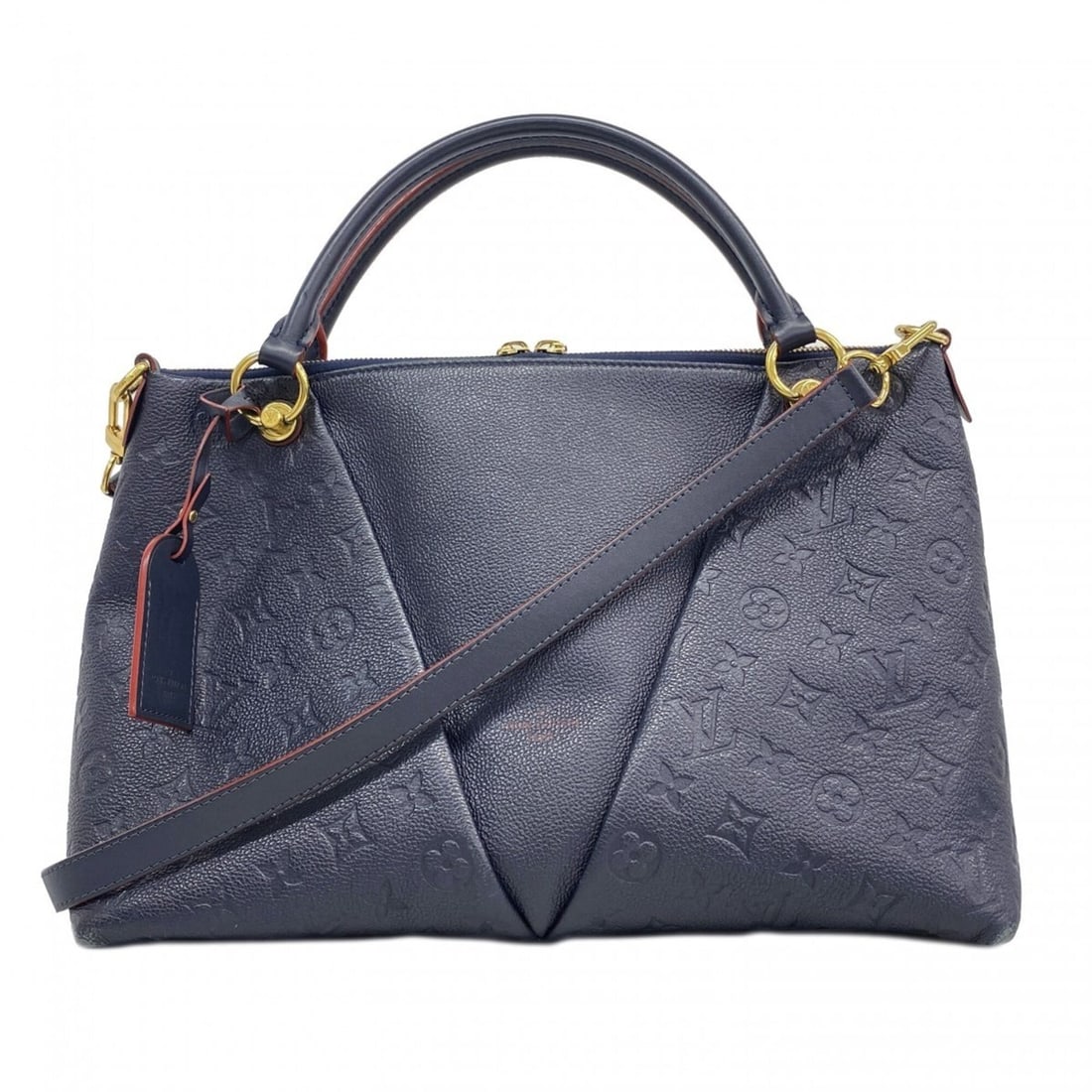 Louis Vuitton Monogram Empreinte V Tote MM Handbag M44397 Marine Rouge 2-way bag for women: --- Catalog ---Category: SizeSize (HxWxD): 25cm x 35cm x 13cm / 9.84'' x 13.77'' x 5.11''Category: DesignType: HandbagColor: Marine rougeGender: WomenCategory: GeneralMPN: M44397Brand: Louis Vuitton--