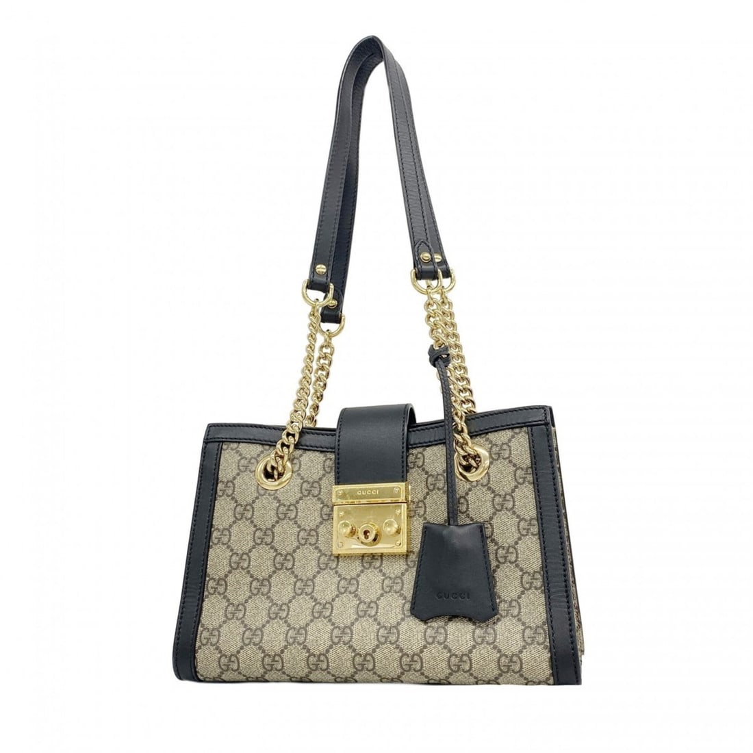 Gucci GG Supreme Shoulder Bag 498156 Brown Black Women's: --- Catalog ---Category: SizeSize (HxWxD): 17cm x 26cm x 10.5cm / 6.69'' x 10.23'' x 4.13''Category: DesignType: Shoulder bagColor: Black, BrownGender: WomenMaterial: PVC Hardware Color: GoldCategory:
