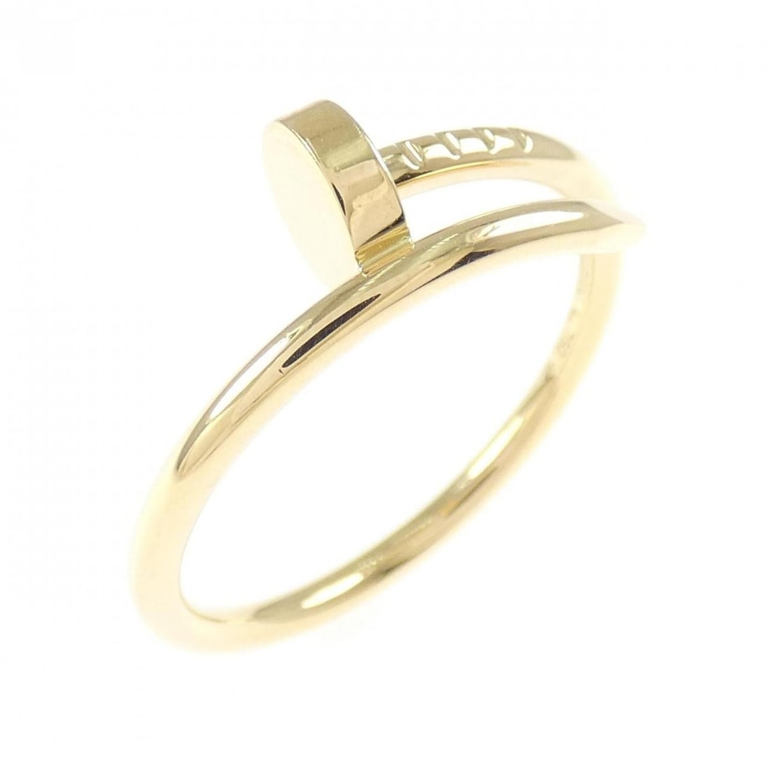 Cartier Juste un Clou Small Ring: --- Catalog ---Category: SizeUS Size: 8Brand Size: 56Category: DesignType: Band ringGender: Women,MenMaterial: Yellow gold (18K)Category: GeneralMPN: B4225900Brand: Cartier--- Item List ---Section: