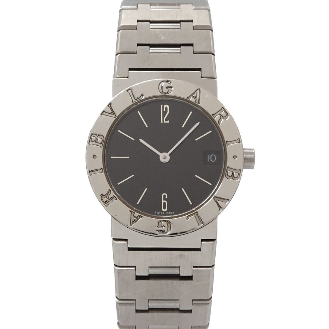 BVLGARI BB30SS Boys' Watch Date Black Quartz (1 of 10)