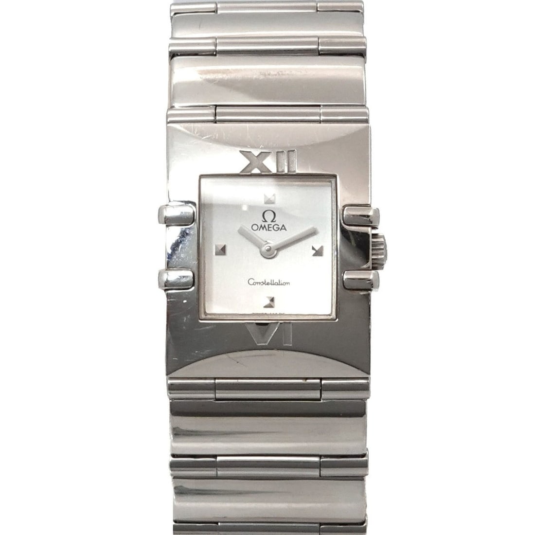 Omega Constellation Carre Quadra 1521 31 Ladies' Watch Silver Quartz (1 of 15)