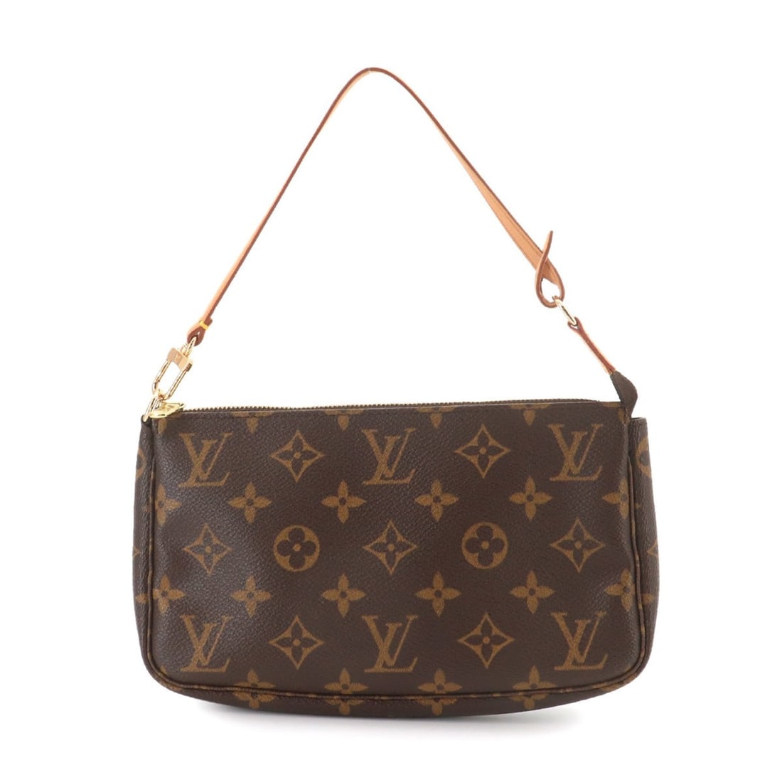 Louis Vuitton Monogram Pochette Accessoires Handbag, Brown, M51980, Gold Hardware.: --- Catalog ---Category: SizeSize (HxWxD): 13cm x 21cm x 3.5cm / 5.11'' x 8.26'' x 1.37''Category: DesignType: Handbag, PochetteColor: Brown, MonogramGender: WomenMaterial: Monogram Category: GeneralM