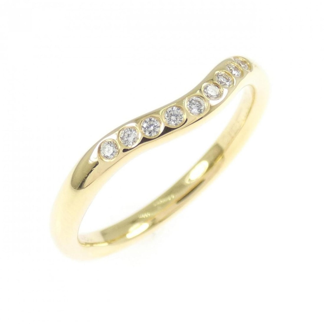 Tiffany Band Ring: --- Catalog ---Category: SizeJP Size: 10US Size: 5.5Category: DesignType: Band ringGender: WomenMaterial: Yellow gold (18K)Category: GeneralBrand: Tiffany--- Item List ---Section: ConditionRanking: