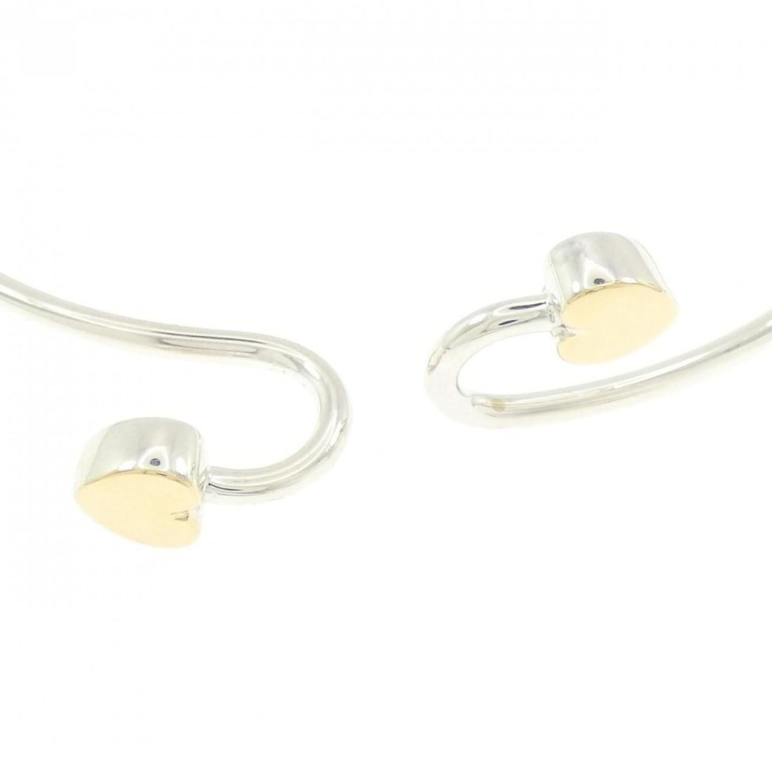 Tiffany Solid Double Heart Bangle - 3