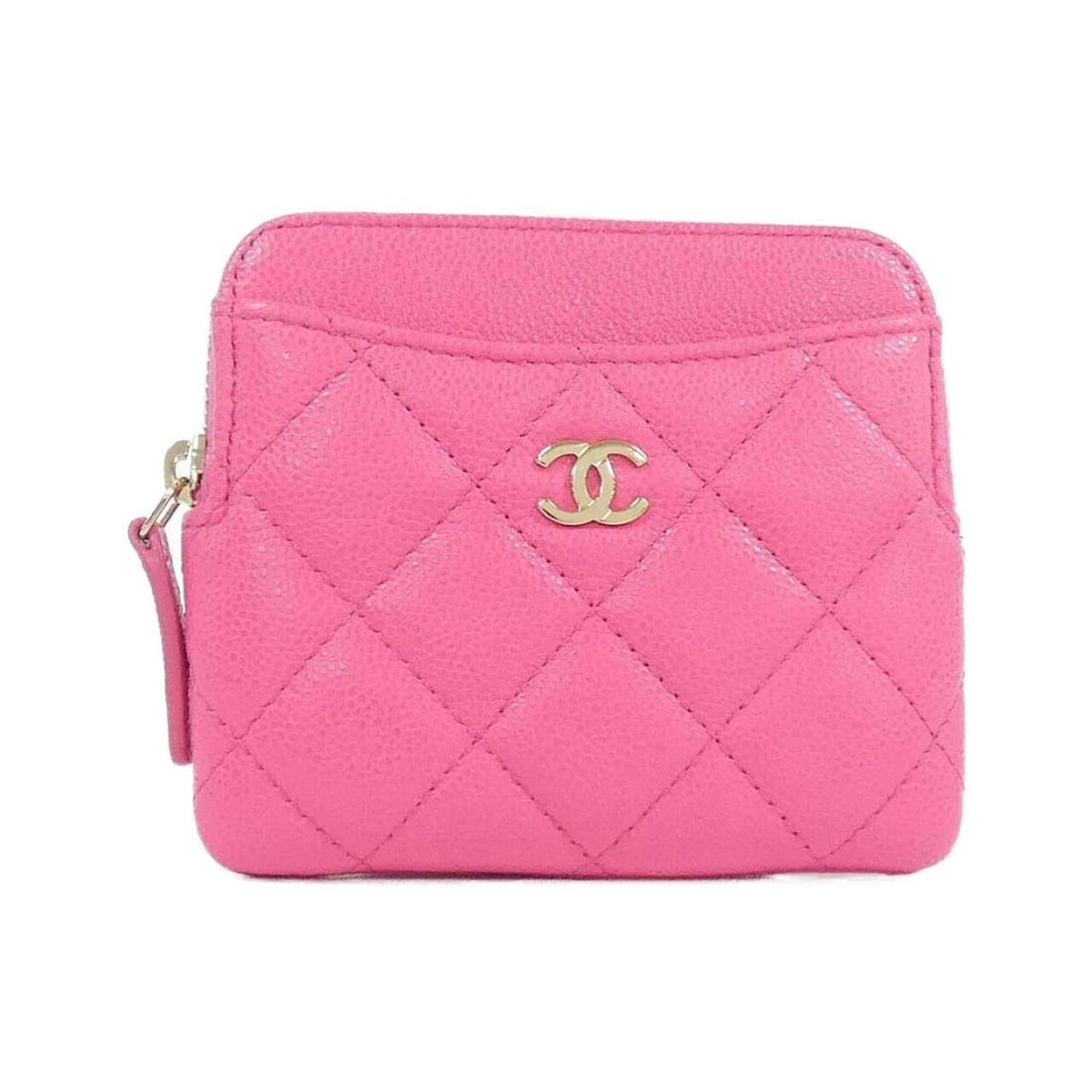 Chanel AP2061 Wallet/Coin Case: --- Catalog ---Category: SizeSize (HxWxD): 10cm x 11cm x 1.5cm / 3.93'' x 4.33'' x 0.59''Category: DesignType: Coin purse/coin caseColor: PinkGender: WomenMaterial: Grained Calfskin Category: