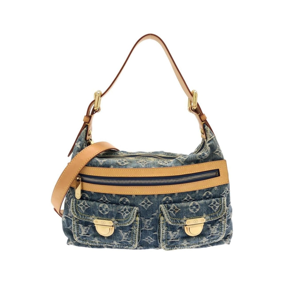 Louis Vuitton Monogram Denim Baggy PM M95049+J54316 Shoulder Bag: --- Catalog ---Category: SizeWeight: 640g / 1.41lb.Size (HxWxD): 22.5cm x 30cm x 10cm / 8.85'' x 11.81'' x 3.93''Strap Length: 45cm - 55cm / 17.71'' - 21.65''Category: DesignType: Shoulder bagColor: B