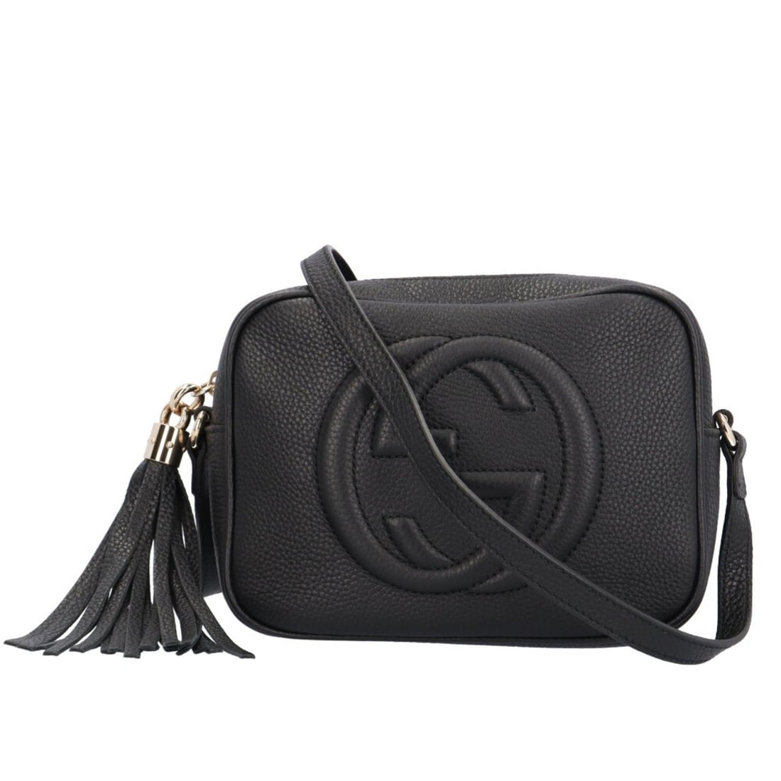 Gucci Small Disco Bag Soho Shoulder Leather 308364 Black Women's GUCCI: --- Catalog ---Category: SizeWeight: 380g / 13.4oz.Size (HxWxD): 15cm x 20cm x 7cm / 5.9'' x 7.87'' x 2.75''Strap Length: 125cm - 135cm / 49.21'' - 53.14''Category: DesignType: Shoulder bagColor: Blac