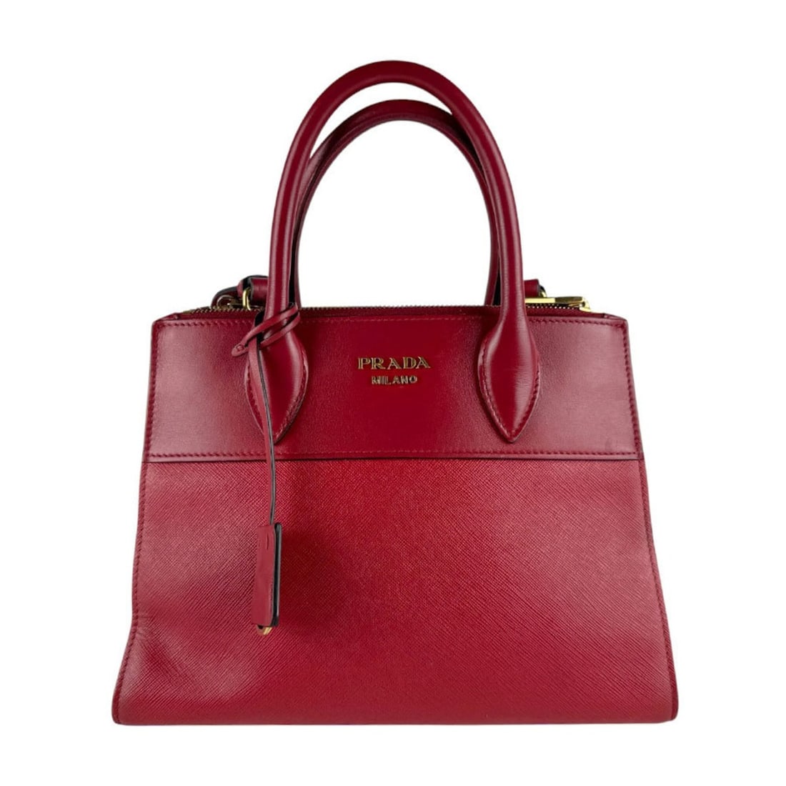 Prada PRADA handbag shoulder bag leather red women's z10194 (1 of 20)