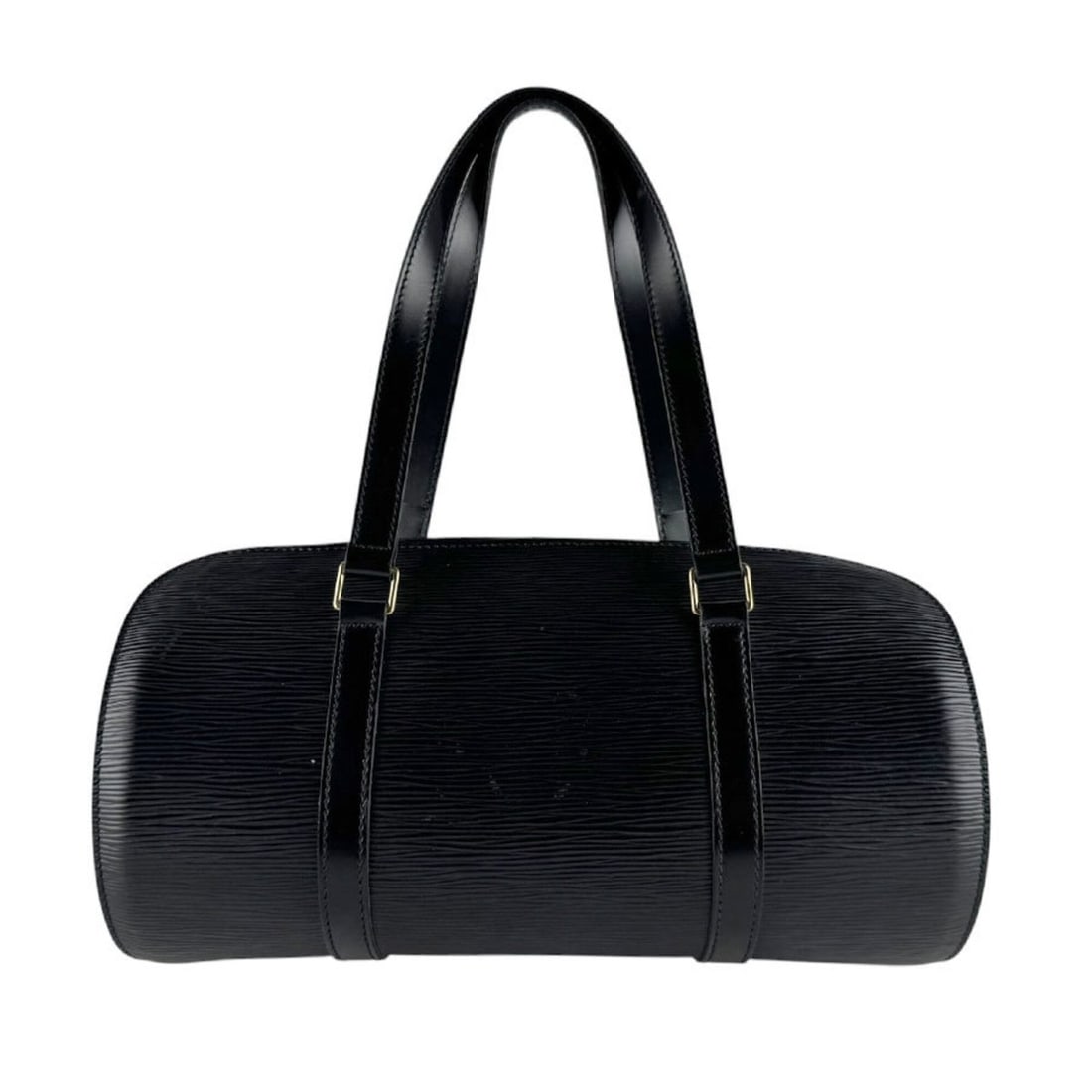 Louis Vuitton LOUIS VUITTON Epi Soufflot Handbag, Leather, Noir, Women's, M52222 z10176: --- Catalog ---Category: SizeSize (HxWxD): 15cm x 31cm x 15cm / 5.9'' x 12.2'' x 5.9''Category: DesignType: HandbagColor: NoirGender: WomenMaterial: Epi leather Category: GeneralMPN: M52222Brand: Loui