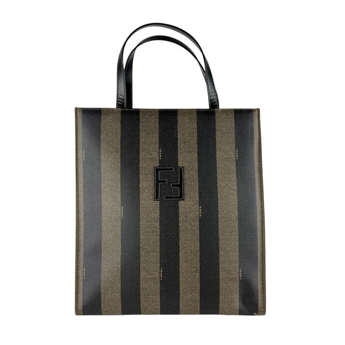 Fendi Pequin Coated Canvas Backpack, Brown/Black, Women's, Z10169: --- Catalog ---Category: SizeSize (HxWxD): 30cm x 28cm x 6cm / 11.81'' x 11.02'' x 2.36''Category: DesignType: Backpack, HandbagColor: Black, BrownGender: WomenMaterial: Coated canvas Category: Genera