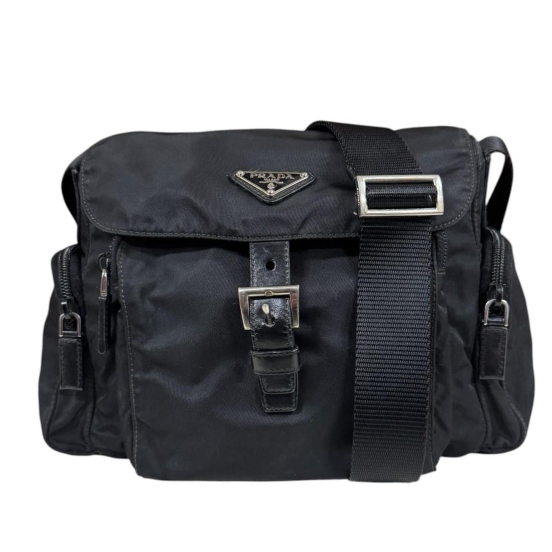 Prada Shoulder Bag, Nylon, Black, Men's & Women's, PRADA (1 of 15)
