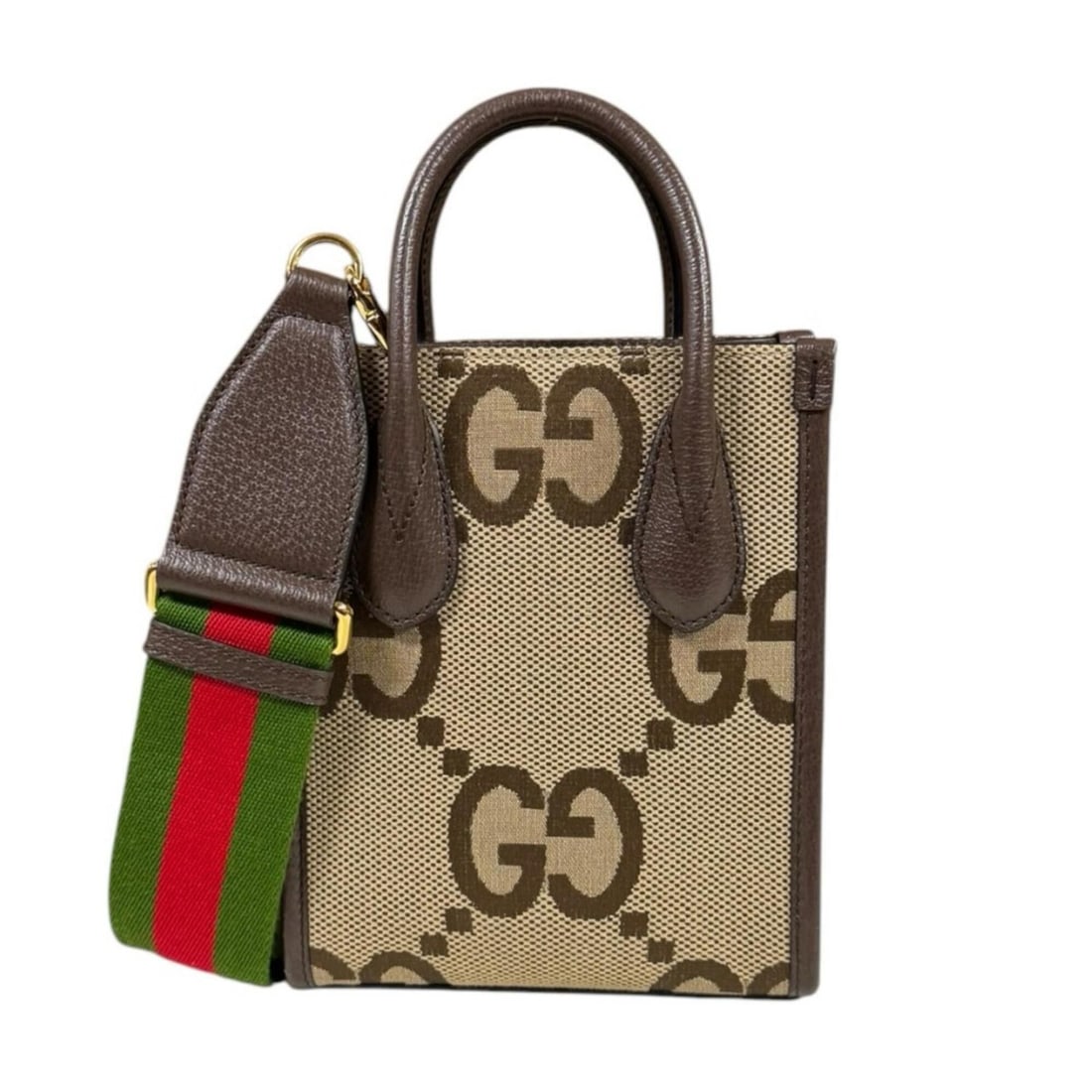 Gucci Mini Tote Bag, Jumbo GG Shoulder Handbag, Leather, 699406, Beige, Women's, GUCCI 2-way: --- Catalog ---Category: SizeWeight: 550g / 1.21lb.Size (HxWxD): 18.5cm x 15.5cm x 6.5cm / 7.28'' x 6.1'' x 2.55''Strap Length: 86cm - 134cm / 33.85'' - 52.75''Handle Length: 21cm / 8.26''Category: De