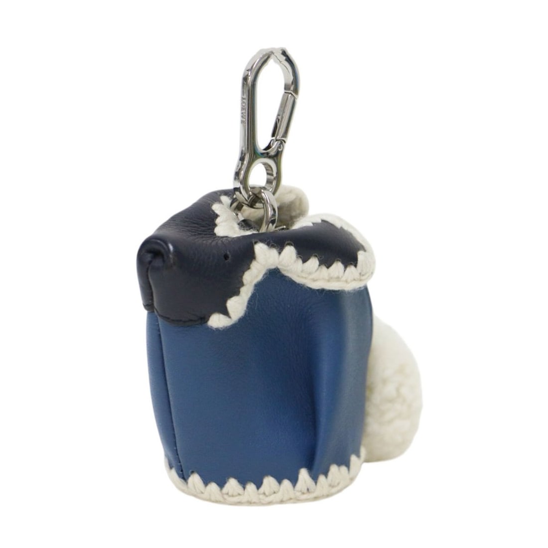LOEWE Bunny Coin Purse, Rabbit Pom-Pom Stitch Leather, Blue, Navy, White, Women's: --- Catalog ---Category: SizeSize (HxWxD): 12cm x 9cm x 4cm / 4.72'' x 3.54'' x 1.57''Category: DesignType: Coin purse/coin caseColor: Blue, Navy, WhiteGender: WomenMaterial: Leather Category: General