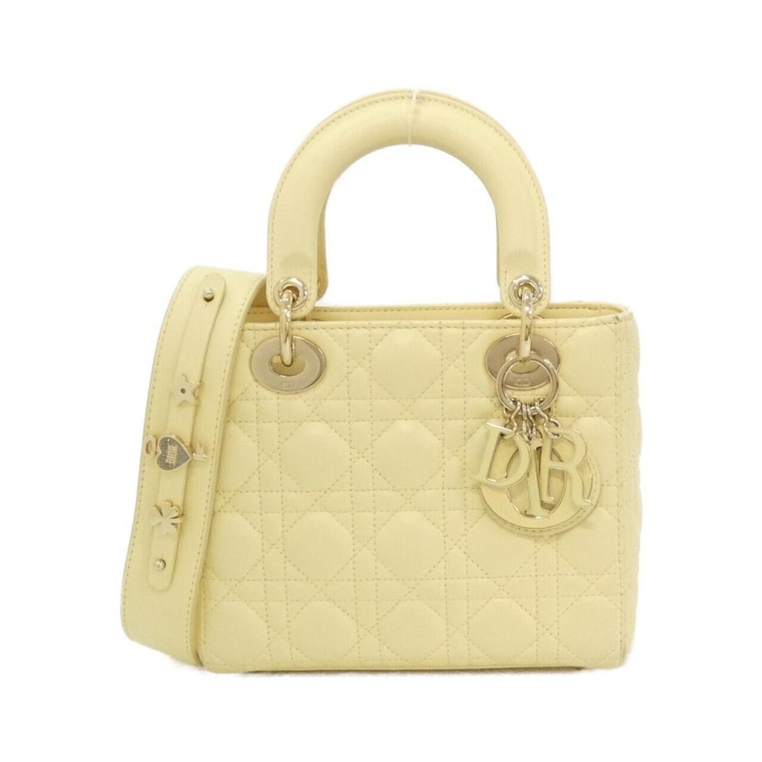 Christian Dior MY ABCDIOR Lady Small M0538OCEA Handbag: --- Catalog ---Category: SizeSize (HxWxD): 17cm x 20cm x 8cm / 6.69'' x 7.87'' x 3.14''Category: DesignType: HandbagColor: Pale yellowGender: WomenMaterial: Leather Hardware Color: GoldLeather/Fur Typ