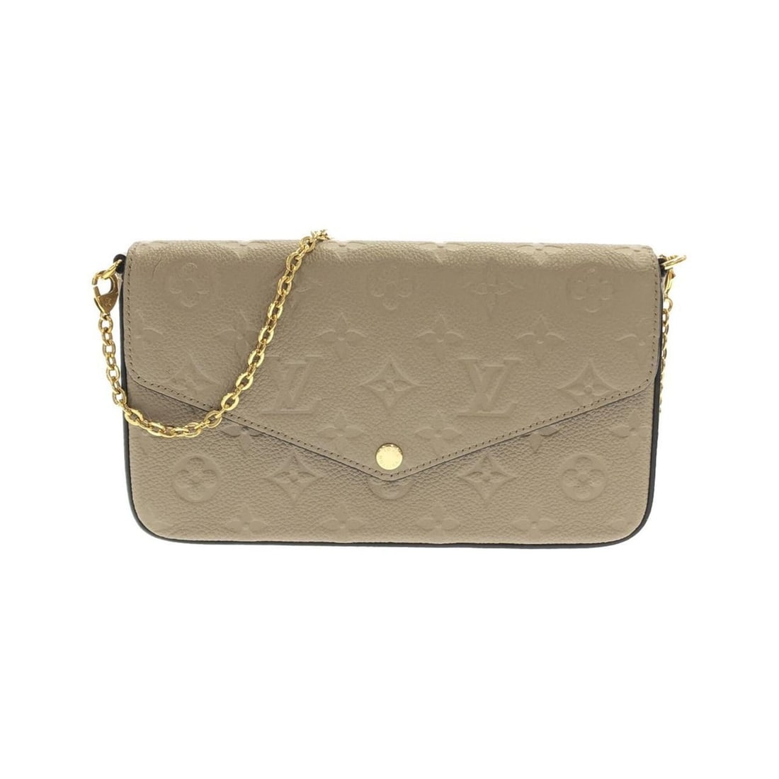 Louis Vuitton Monogram Empreinte Pochette Felicie M82609 Shoulder Bag: --- Catalog ---Category: SizeSize (HxWxD): 12cm x 2.5cm x 3cm / 4.72'' x 0.98'' x 1.18''Category: DesignType: Pochette, Pouch, Shoulder bagColor: TourterelleGender: Women,MenMaterial: Leather Hardware