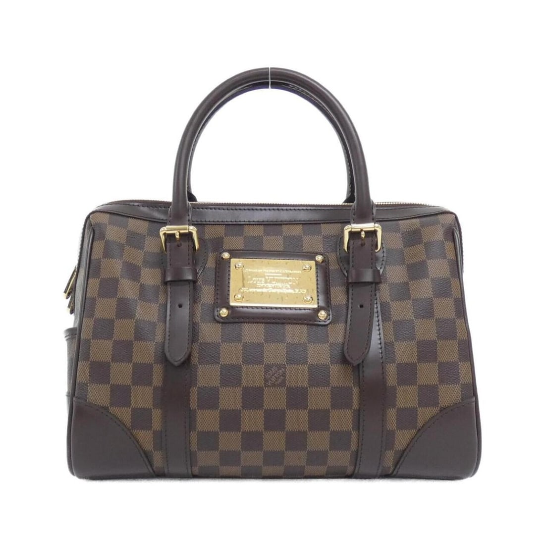 Louis Vuitton Damier Berkeley N52000 Handbag: --- Catalog ---Category: SizeSize (HxWxD): 22cm x 32cm x 20cm / 8.66'' x 12.59'' x 7.87''Category: DesignType: HandbagColor: EbeneGender: WomenMaterial: Coated canvas Hardware Color: GoldCategory: