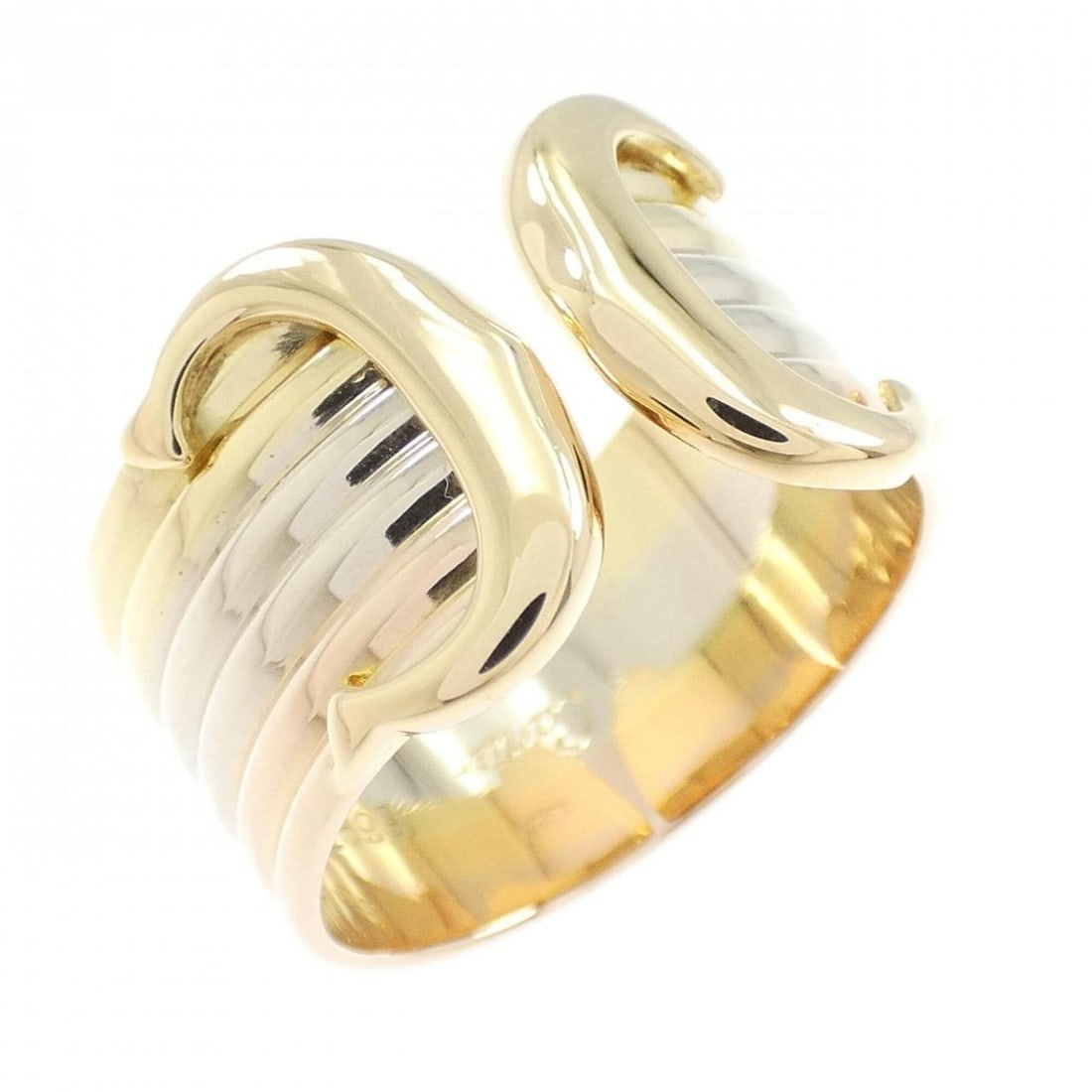 Cartier 2C Ring: --- Catalog ---Category: SizeUS Size: 6.5Brand Size: 52Category: DesignType: Band ringGender: WomenMaterial: Pink gold (18K), White gold (18K), Yellow gold (18K)Category: GeneralMPN: 47216149Brand:
