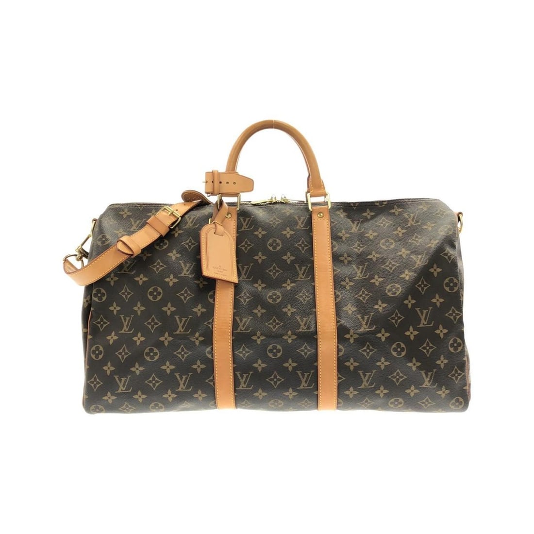 Louis Vuitton Monogram Keepall Bandoulière 50cm M41416 Boston Bag: --- Catalog ---Category: SizeWeight: 1.11kg / 2.44lb.Size (HxWxD): 28cm x 50cm x 22cm / 11.02'' x 19.68'' x 8.66''Strap Length: 95cm - 109cm / 37.4'' - 42.91''Handle Length: 31cm / 12.2''Category: