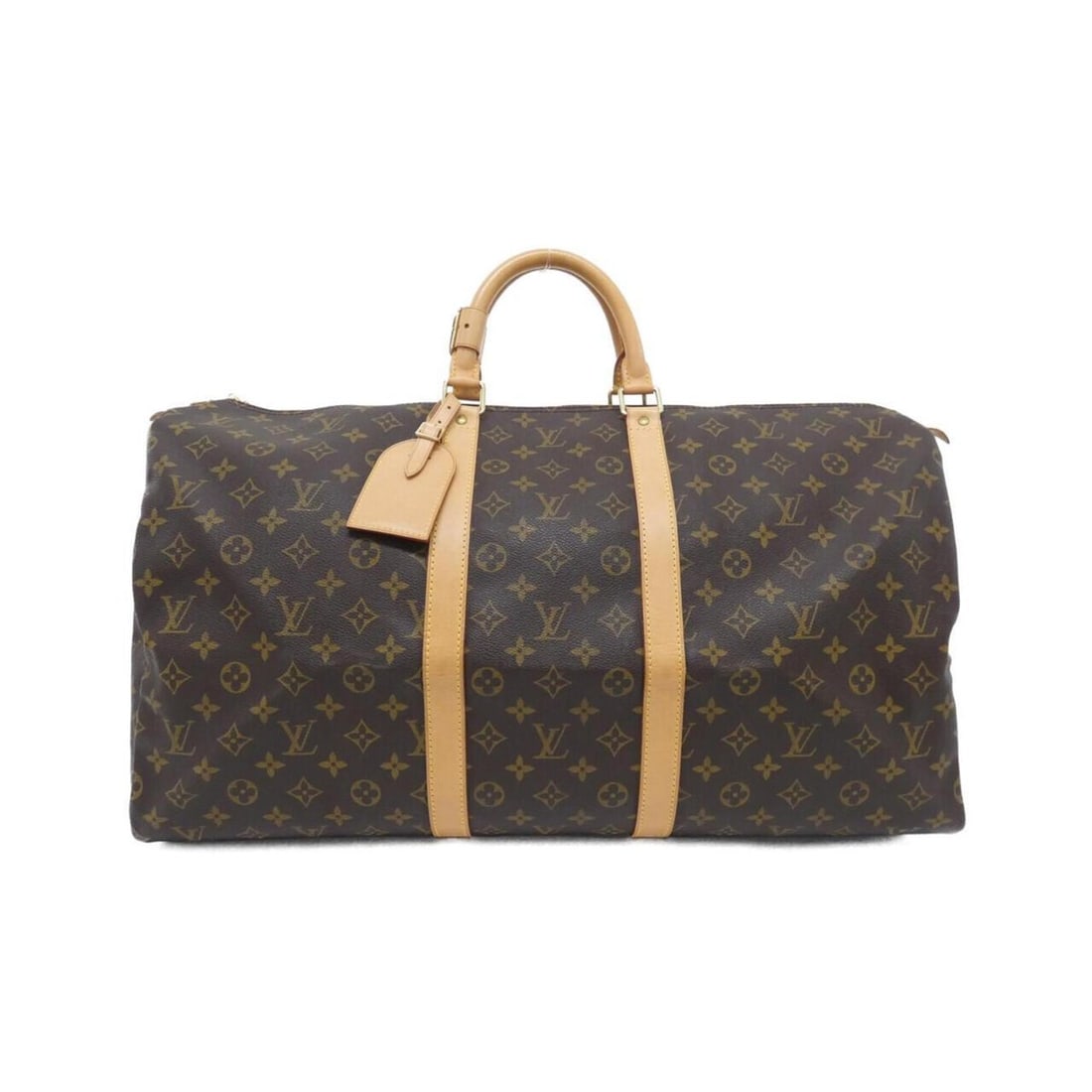 Louis Vuitton Monogram Keepall 55cm M41424 Boston Bag: --- Catalog ---Category: SizeWeight: 990g / 2.18lb.Size (HxWxD): 31cm x 55cm x 24cm / 12.2'' x 21.65'' x 9.44''Handle Length: 33cm / 12.99''Category: DesignType: Boston bagColor: Marron,