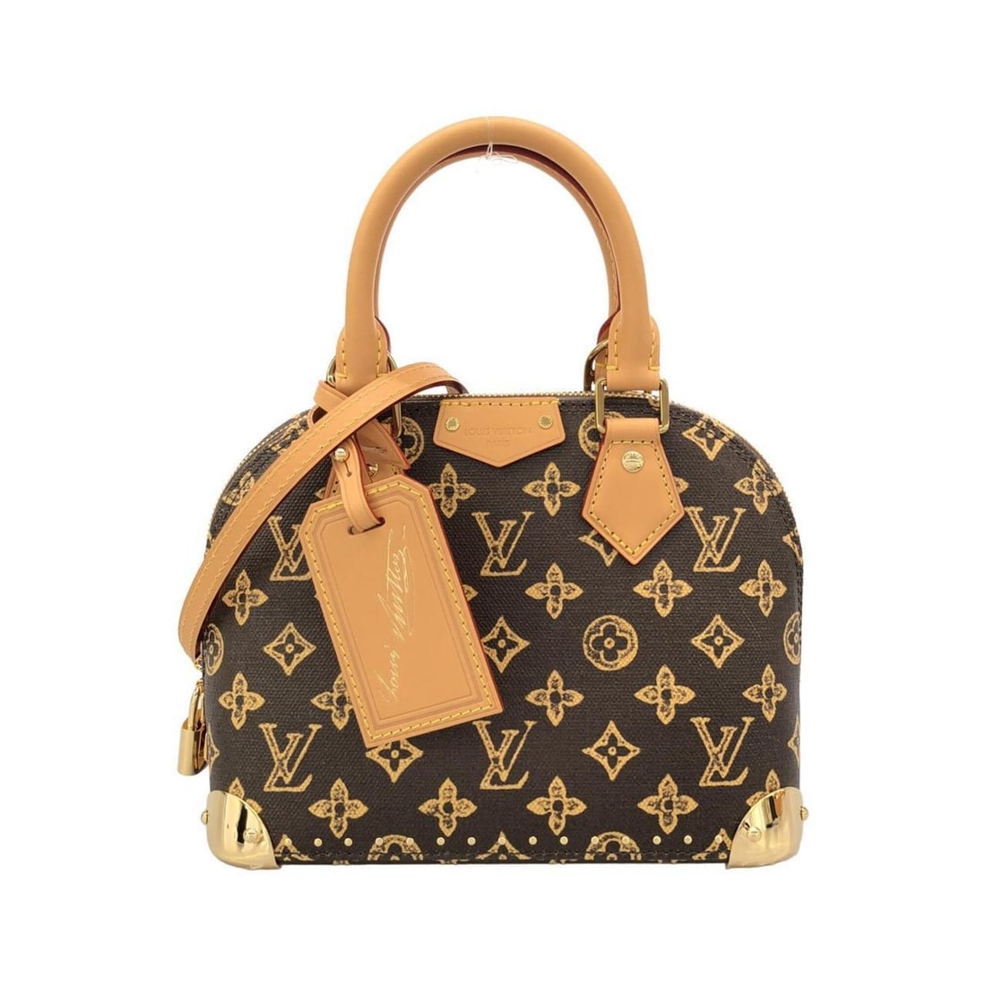 Louis Vuitton Monogram Origin Alma Trunk BB M28105 Handbag: --- Catalog ---Category: SizeWeight: 720g / 1.58lb.Size (HxWxD): 17.5cm x 23cm x 11.5cm / 6.88'' x 9.05'' x 4.52''Strap Length: 109cm - 133cm / 42.91'' - 52.36''Handle Length: 28cm / 11.02''Category: 