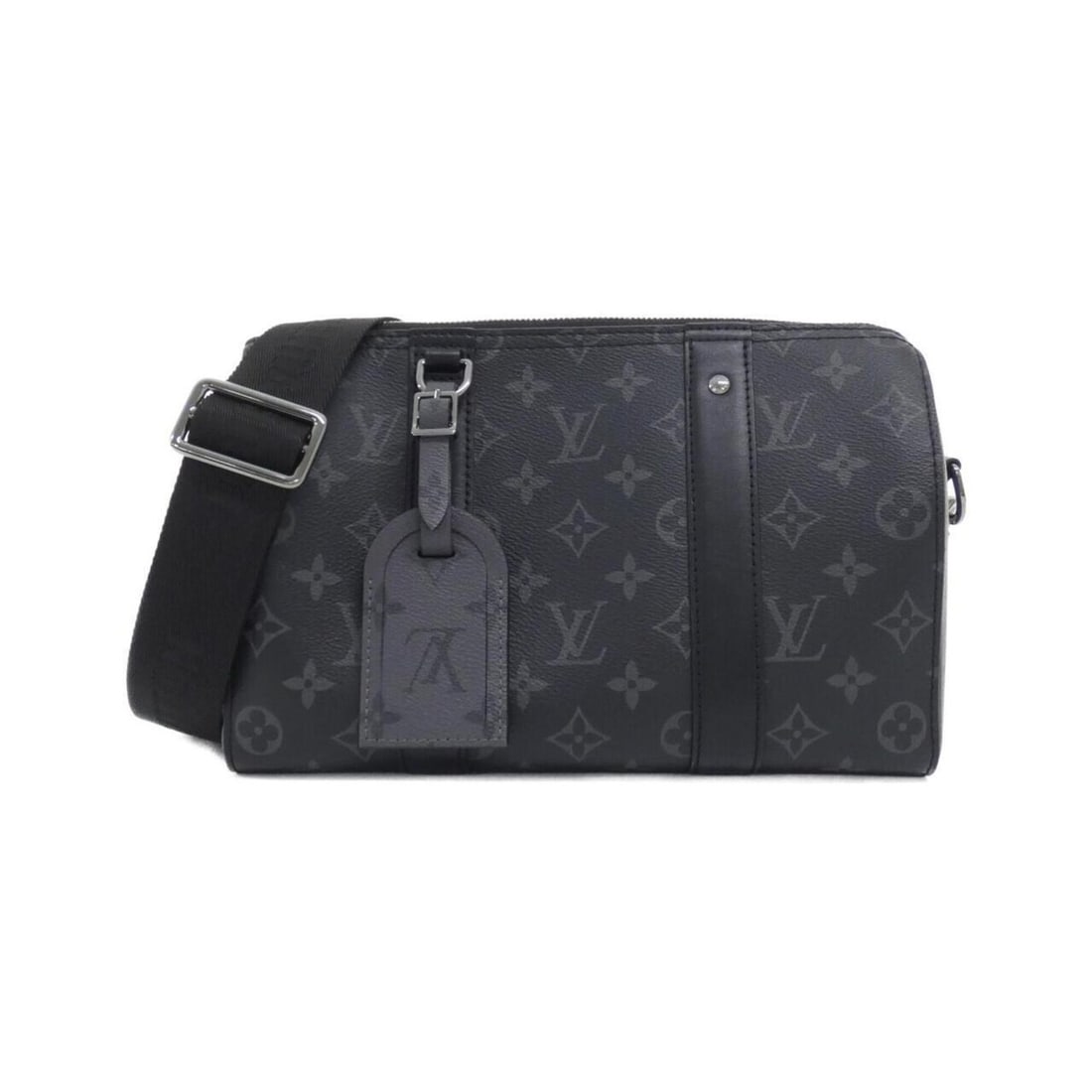 Louis Vuitton Monogram Eclipse Reverse City Keepall M45936 Shoulder Bag: --- Catalog ---Category: SizeWeight: 660g / 1.45lb.Size (HxWxD): 17cm x 27cm x 13cm / 6.69'' x 10.62'' x 5.11''Strap Length: 136cm / 53.54''Category: DesignType: Shoulder bagColor: Black, Gris, Monogr