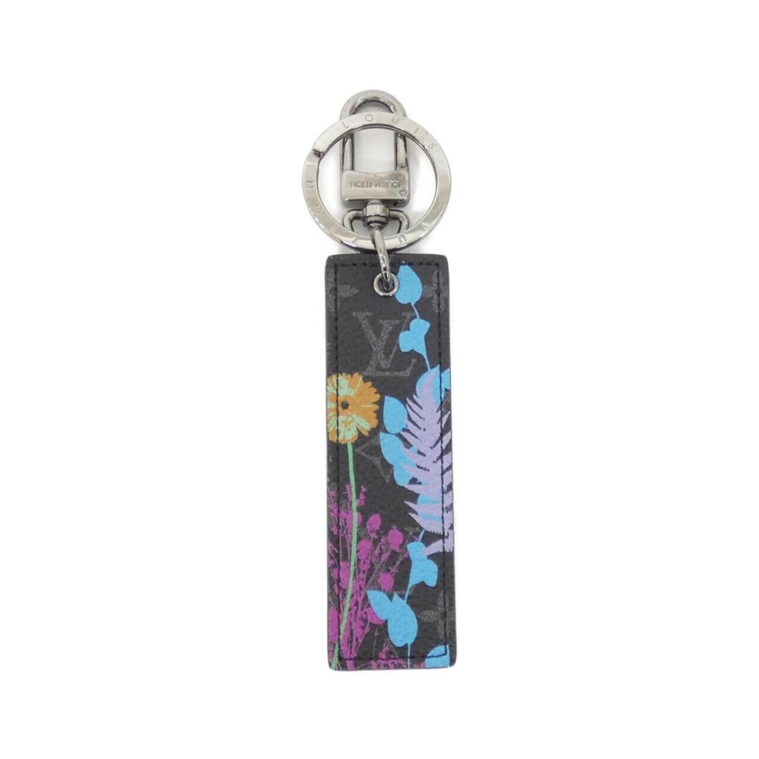 Louis Vuitton Monogram Eclipse Porte Clés Tab Foliage MP2626 Keyring: --- Catalog ---Category: DesignType: KeyringColor: Black, Monogram Eclipse, SilverGender: MenMaterial: Monogram EclipseCategory: GeneralBrand: Louis VuittonModel: MP2626--- Item List ---Section: