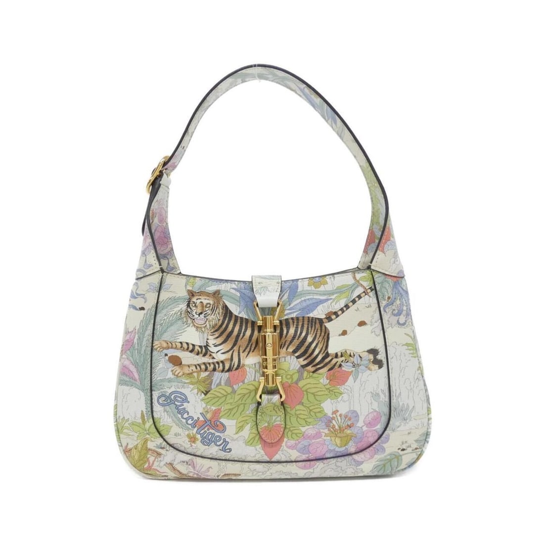 Gucci JACKIE 1961 636709 UTIAC Shoulder Bag: --- Catalog ---Category: SizeSize (HxWxD): 18cm x 27cm x 4cm / 7.08'' x 10.62'' x 1.57''Category: DesignType: Shoulder bagColor: Off-white, White goldGender: WomenMaterial: Leather Hardware Color: