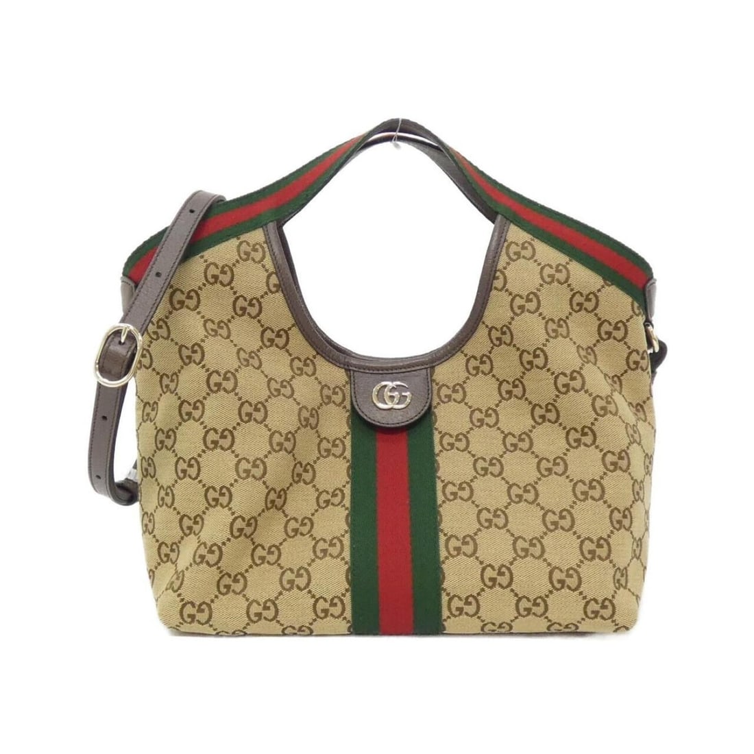 Gucci GIGLIO 860845 AAF8L Handbag: --- Catalog ---Category: SizeSize (HxWxD): 20cm x 25cm x 15cm / 7.87'' x 9.84'' x 5.9''Category: DesignType: HandbagColor: Beige, BrownGender: WomenMaterial: GG canvas Hardware Color: GoldCategory: Ge