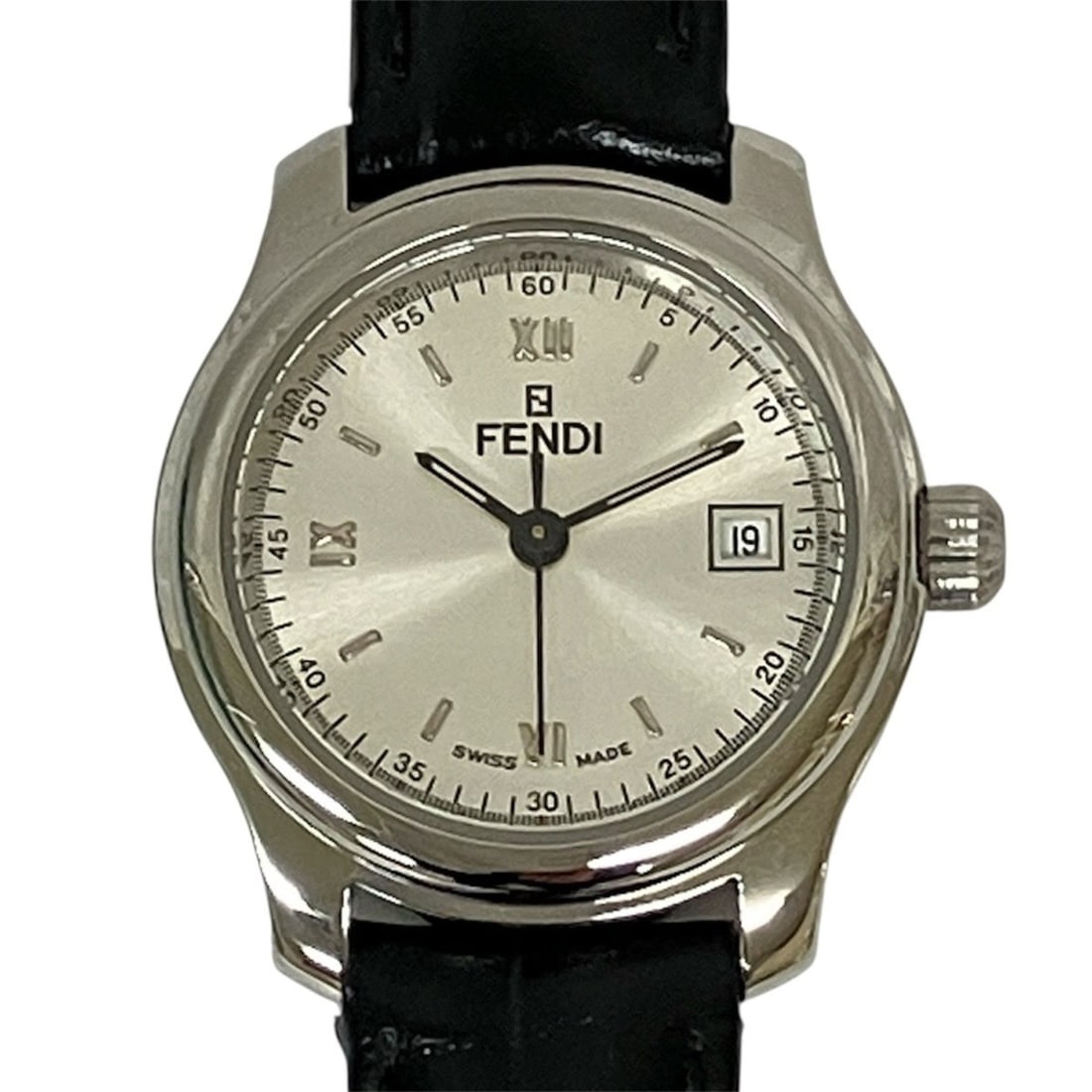 Fendi Orologi watch, total weight 23.8g, stainless steel, genuine leather strap, quartz movement,: --- Catalog ---Category: SizeWrist Size: 15.5cm - 19cm / 6.1'' - 7.48''Case Diameter: 25.8mm / 1.02''Category: DesignType: WristwatchGender: Men,WomenColor (Dial): SilverMaterial (Band):