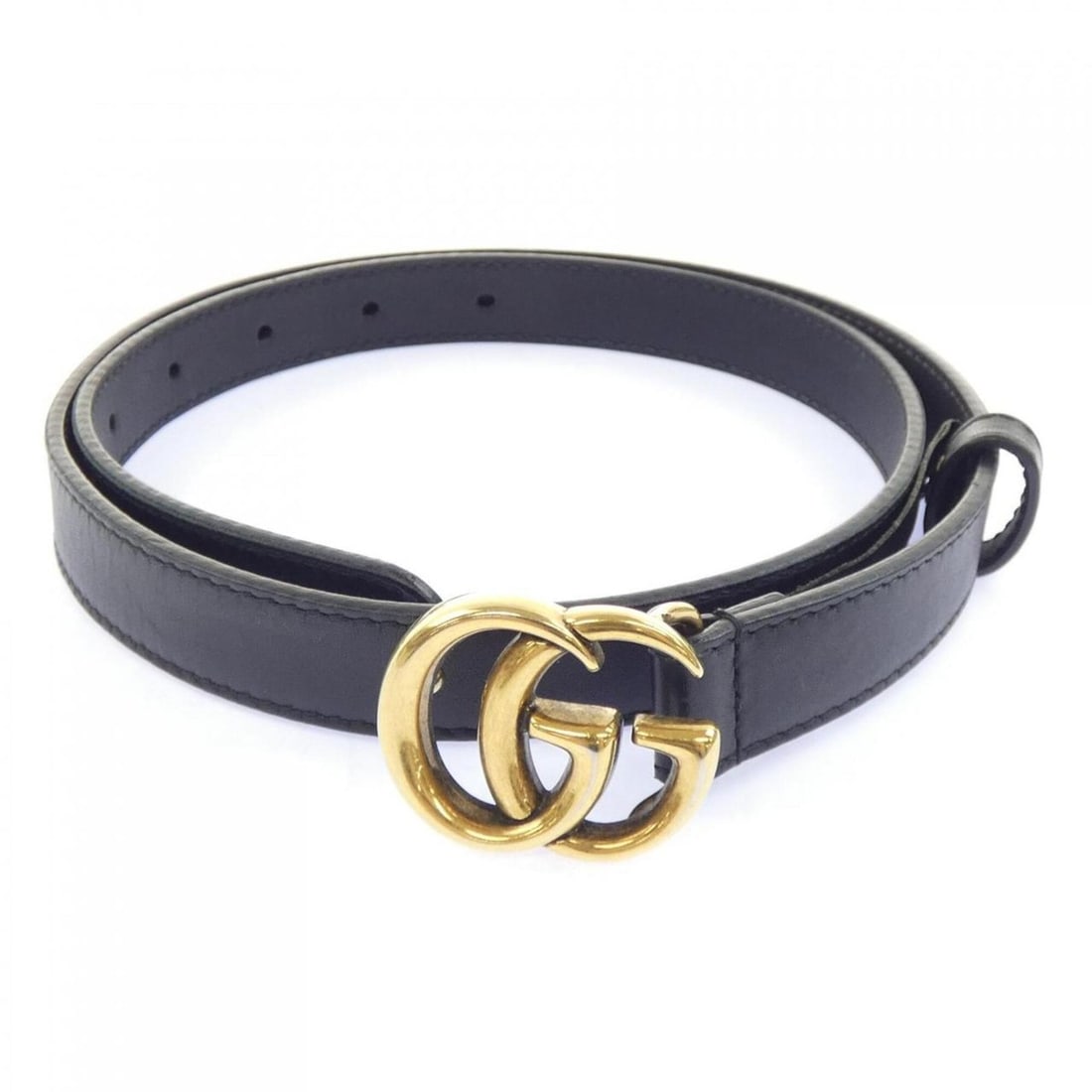 Gucci GUCCI 409417 AP00T Belt: --- Catalog ---Category: SizeWidth: 2cm / 0.78''Length: 71cm - 81cm / 27.95'' - 31.88''Category: DesignType: Standard beltColor: BlackGender: WomenCategory: GeneralBrand: Gucci--- Item List