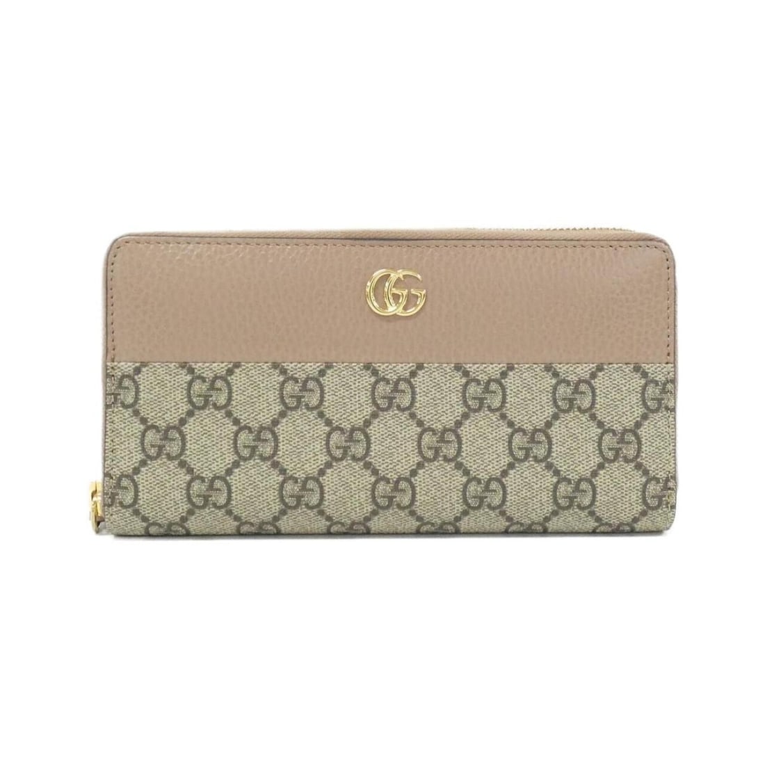 Gucci GG Marmont 456117 17WAG Wallet: --- Catalog ---Category: SizeSize (HxWxD): 10cm x 19cm x 2cm / 3.93'' x 7.48'' x 0.78''Category: DesignType: Long wallet (bi-fold)Color: Beige, Dusty pinkGender: WomenMaterial: GG Supreme , Canvas ,