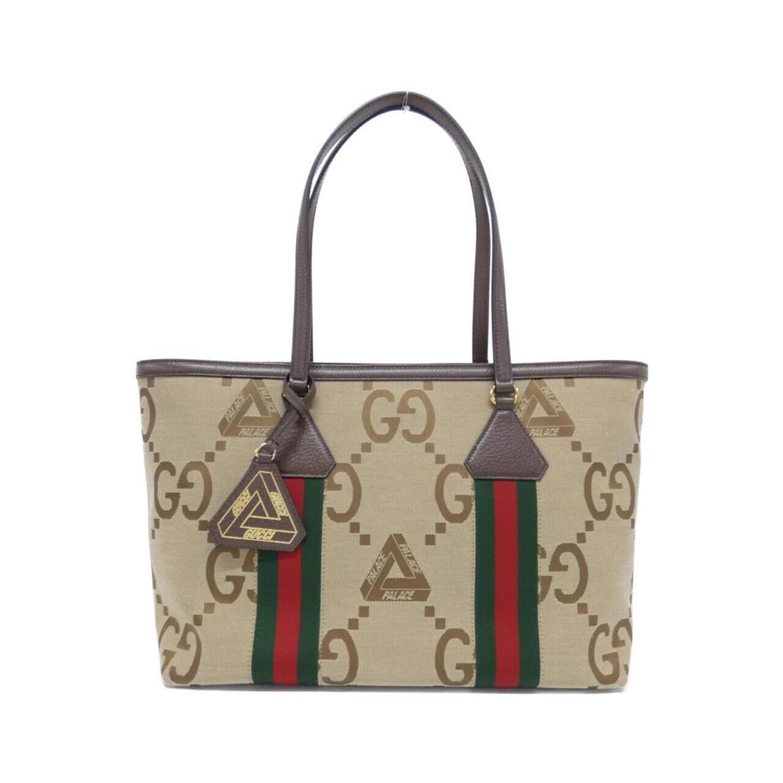 Gucci 723736 FAA07 Handbag: --- Catalog ---Category: SizeSize (HxWxD): 27cm x 46cm x 13.5cm / 10.62'' x 18.11'' x 5.31''Category: DesignType: HandbagColor: Brown, CamelGender: Women,MenMaterial: GG canvas Hardware Color: