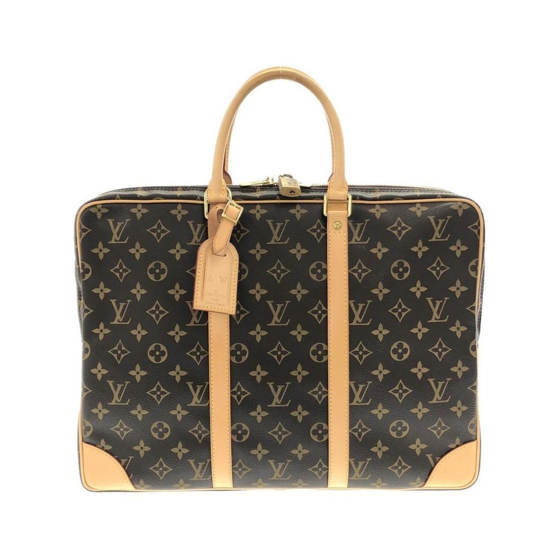Louis Vuitton Monogram Porte Documents Voyage M53361 Handbag: --- Catalog ---Category: SizeSize (HxWxD): 31cm x 41cm x 6cm / 12.2'' x 16.14'' x 2.36''Category: DesignType: HandbagColor: MarronGender: Women,MenMaterial: Coated canvas Category: GeneralBrand: