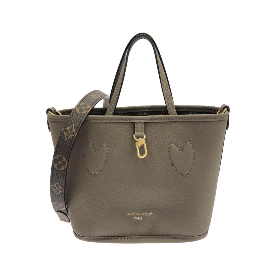 Louis Vuitton Monogram Neverfull Inside Out BB M12109 Handbag: --- Catalog ---Category: SizeSize (HxWxD): 18cm x 20cm x 11.5cm / 7.08'' x 7.87'' x 4.52''Category: DesignType: HandbagColor: Brown, MarronGender: Women,MenMaterial: Coated canvas , Leather Leather/Fu