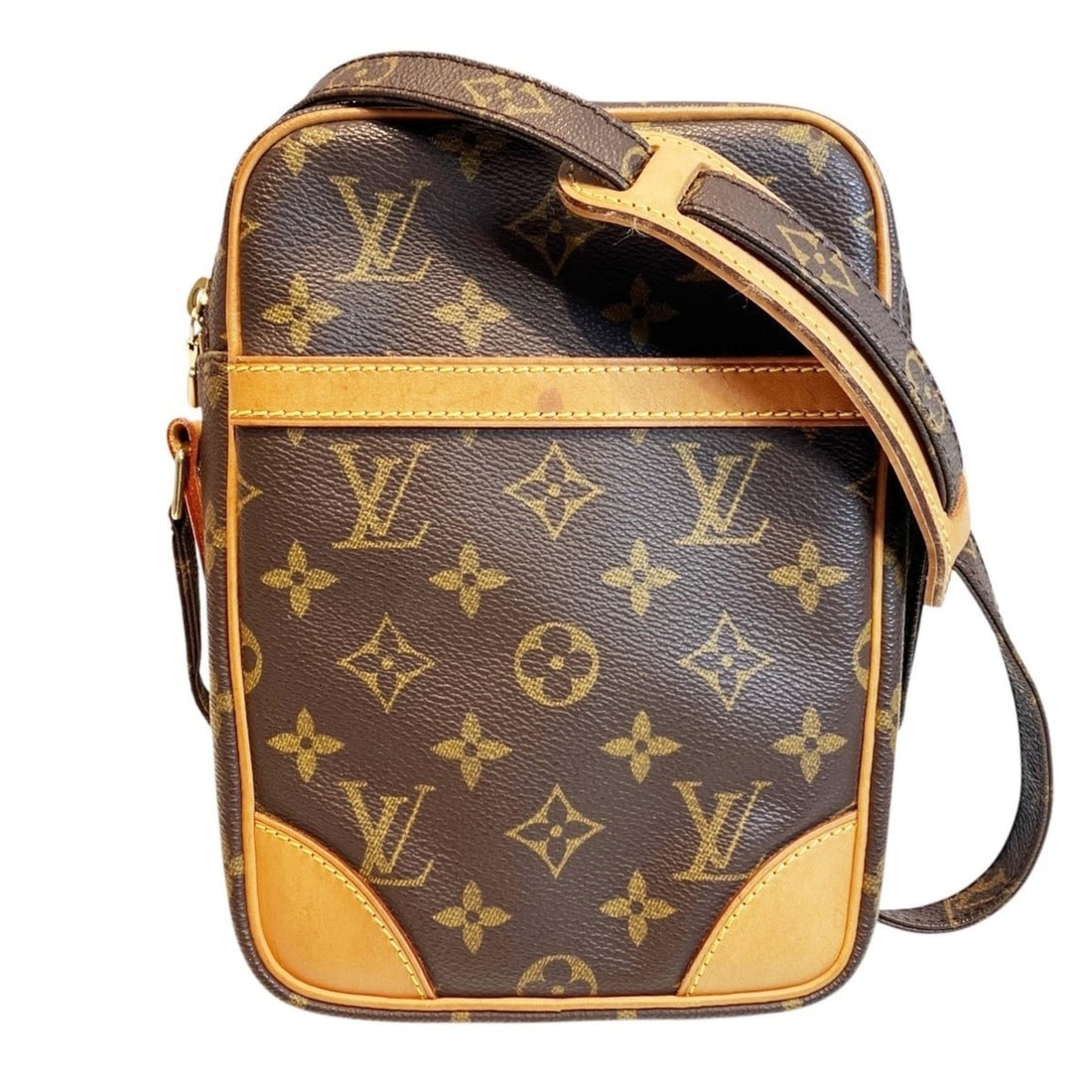 Louis Vuitton Danube Shoulder Bag, Monogram Canvas, M45266: --- Catalog ---Category: SizeSize (HxWxD): 21cm x 15cm x 5cm / 8.26'' x 5.9'' x 1.96''Category: DesignType: Shoulder bagColor: Brown, MonogramGender: WomenMaterial: Monogram Category: GeneralMPN: M452