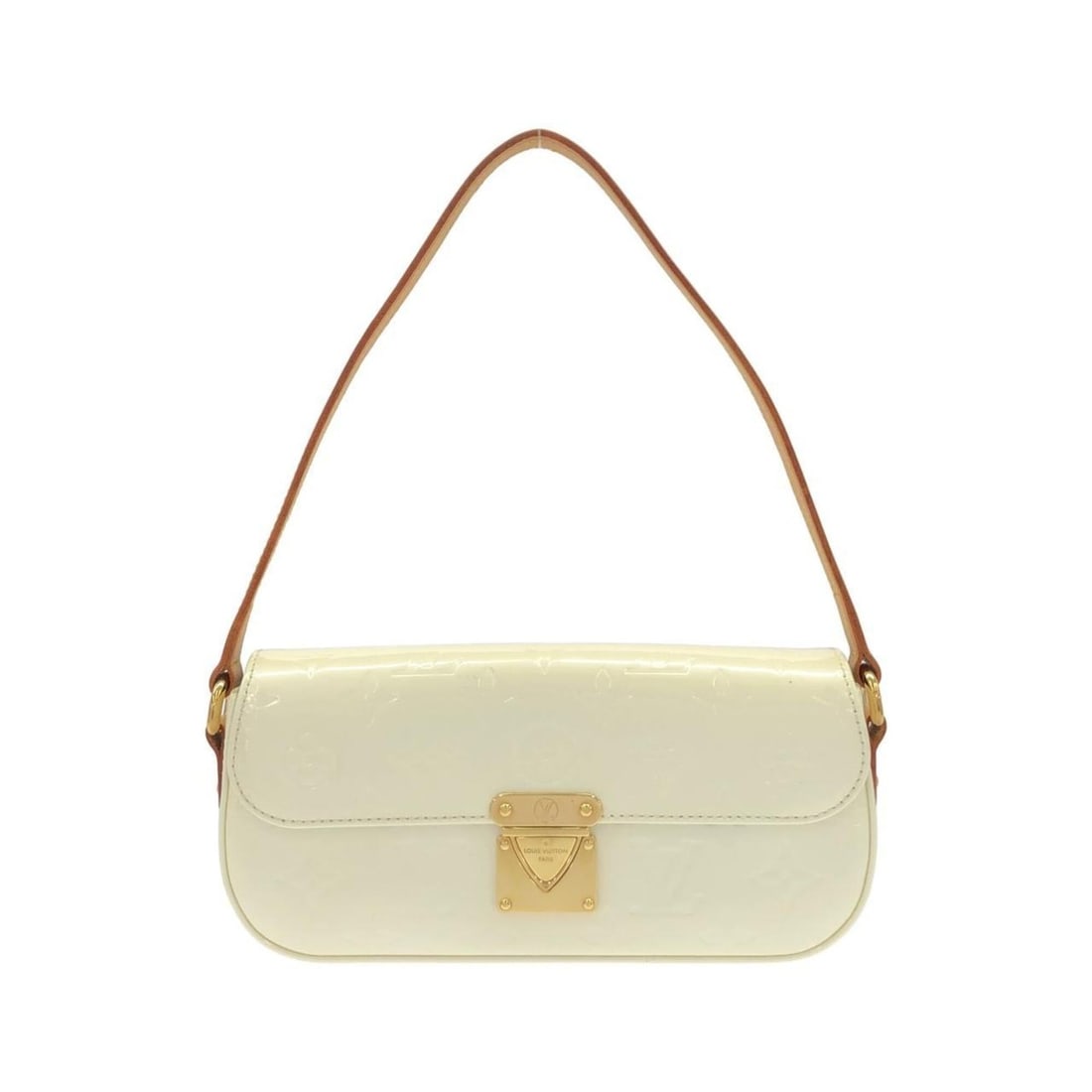 Louis Vuitton Vernis Malibu Street M91507 Shoulder Bag: --- Catalog ---Category: SizeSize (HxWxD): 11cm x 22cm x 4.5cm / 4.33'' x 8.66'' x 1.77''Category: DesignType: Shoulder bagColor: Pearl whiteGender: Men,WomenMaterial: Leather Hardware Color: GoldLeat