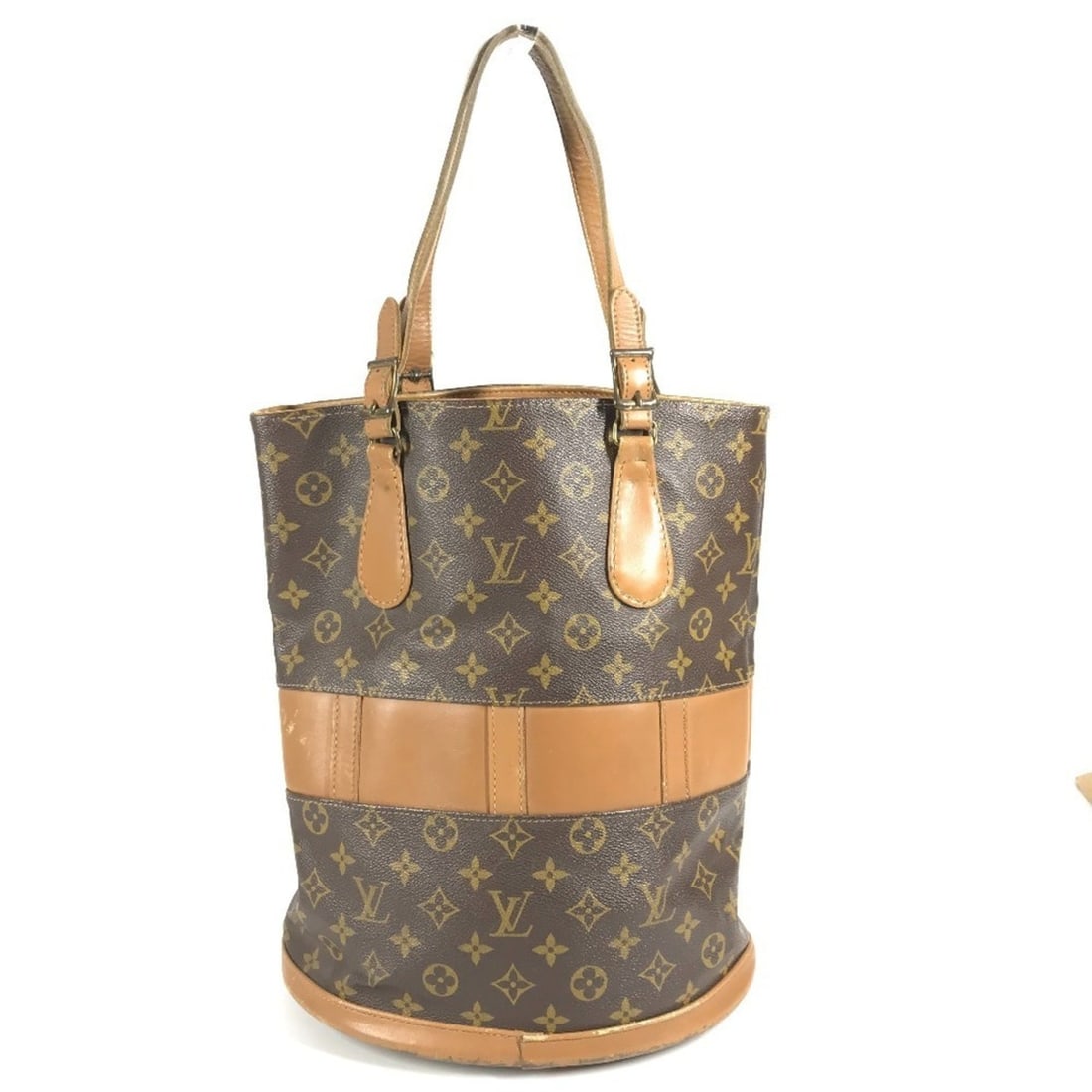 LOUIS VUITTON T42236 Monogram Bucket GM Bag USA Limited Edition Tote Handbag Canvas Women's Brown: --- Catalog ---Category: SizeSize (HxWxD): 33.5cm x 28cm x 20cm / 13.18'' x 11.02'' x 7.87''Category: DesignType: Handbag, Pouch, Tote bagColor: BrownGender: WomenMaterial: Monogram , Canvas Category: