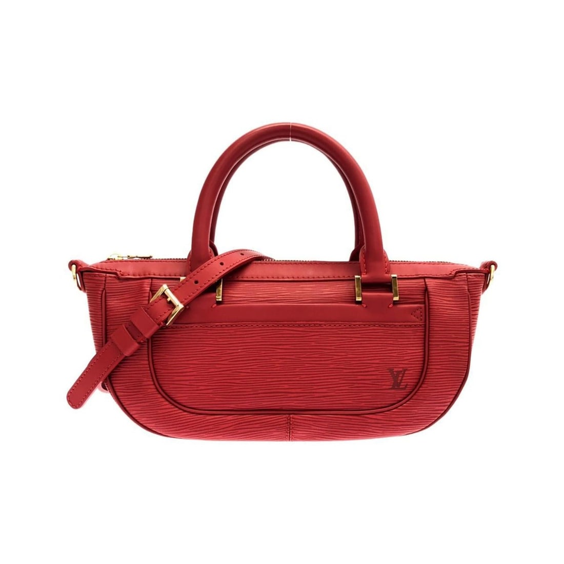 Louis Vuitton Epi Danura MM M5910E Handbag: --- Catalog ---Category: SizeSize (HxWxD): 15cm x 28cm x 10cm / 5.9'' x 11.02'' x 3.93''Category: DesignType: HandbagColor: RougeGender: WomenMaterial: Leather Hardware Color: GoldLeather/Fur Type: Ca