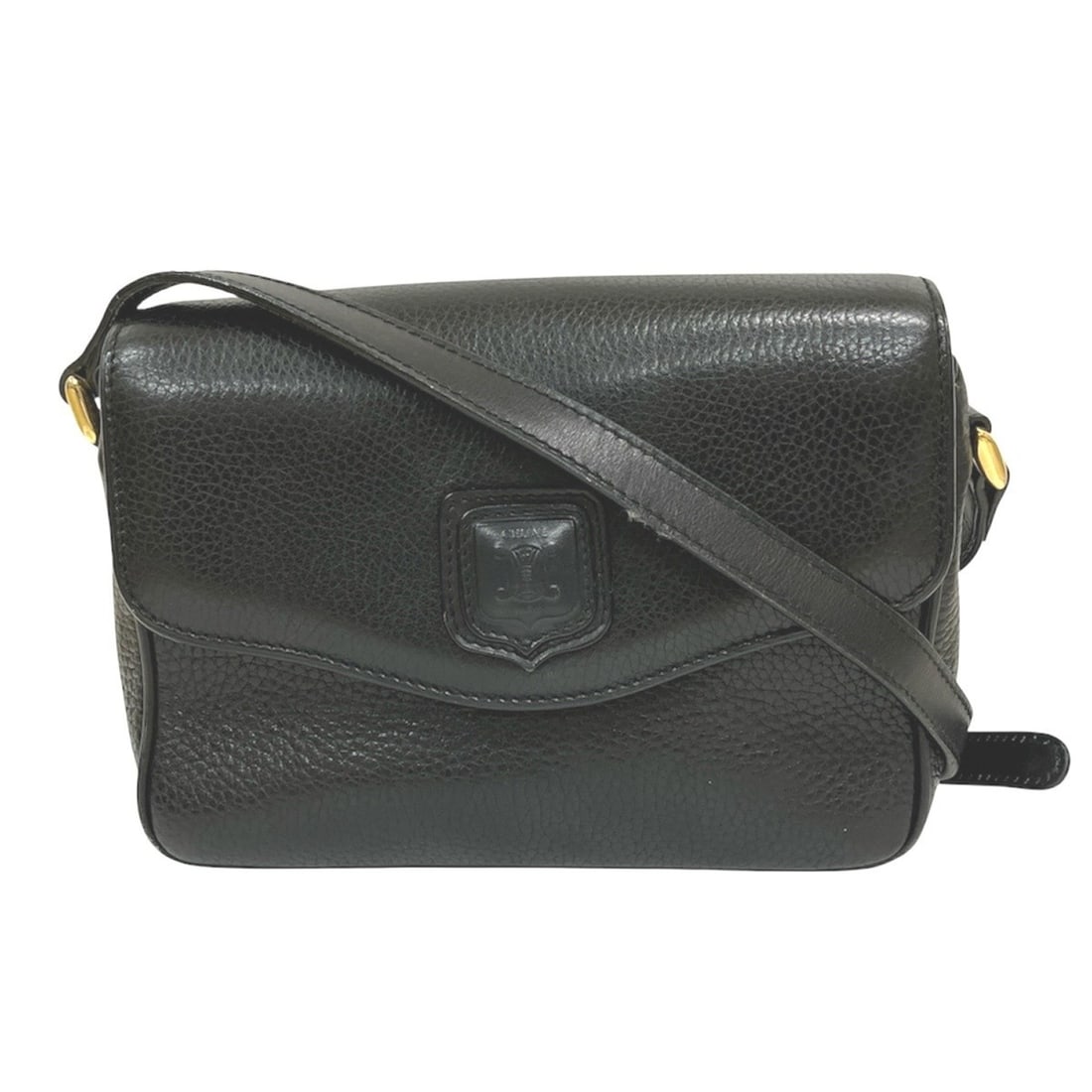 Celine CELINE Shoulder Bag Leather: --- Catalog ---Category: SizeSize (HxWxD): 15cm x 20cm x 6cm / 5.9'' x 7.87'' x 2.36''Strap Length: 114cm - 122cm / 44.88'' - 48.03''Category: DesignType: Shoulder bagColor: BlackGender: MenClosure: