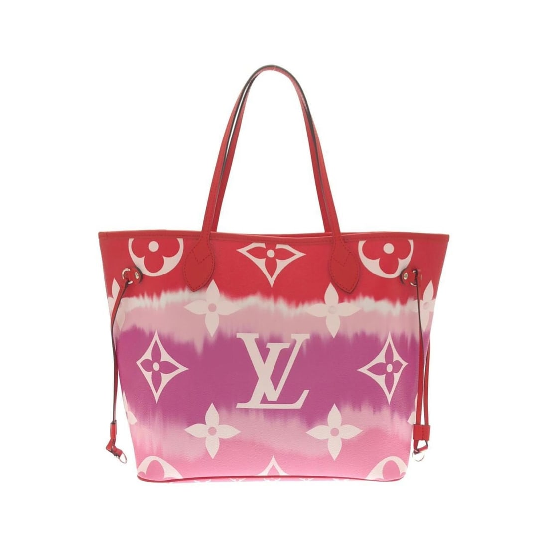 Louis Vuitton LV Escale Neverfull MM M45127 Handbag: --- Catalog ---Category: SizeSize (HxWxD): 29cm x 46cm x 15cm / 11.41'' x 18.11'' x 5.9''Category: DesignType: Handbag, PouchColor: RougeGender: Women,MenMaterial: Coated canvas Hardware Color: