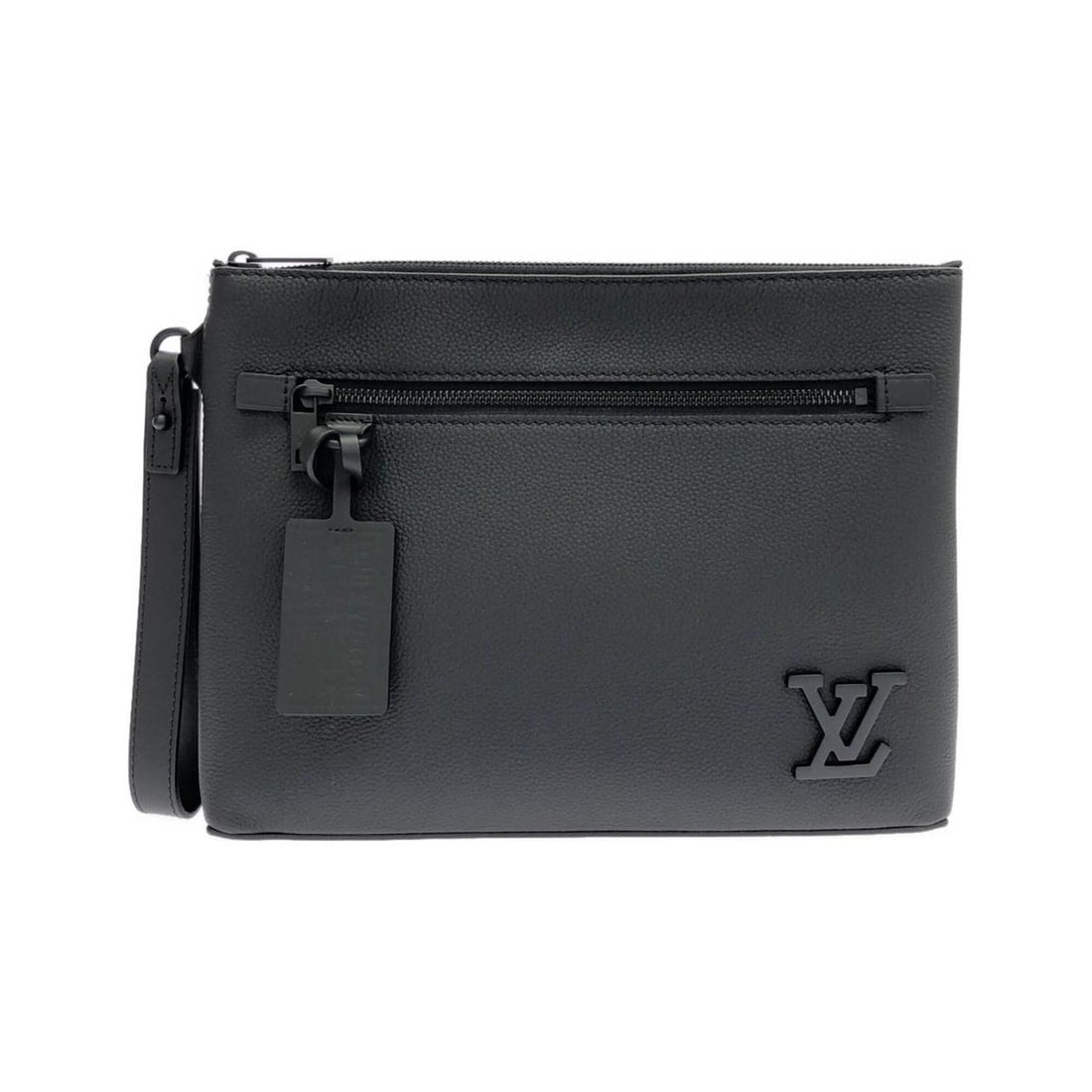 Louis Vuitton LV Aerogram Takeoff Handbag Pouch M69837: --- Catalog ---Category: SizeSize (HxWxD): 21cm x 29cm x 4.5cm / 8.26'' x 11.41'' x 1.77''Category: DesignType: PouchColor: BlackGender: Men,WomenMaterial: Leather Leather/Fur Type: CalfskinCategory: